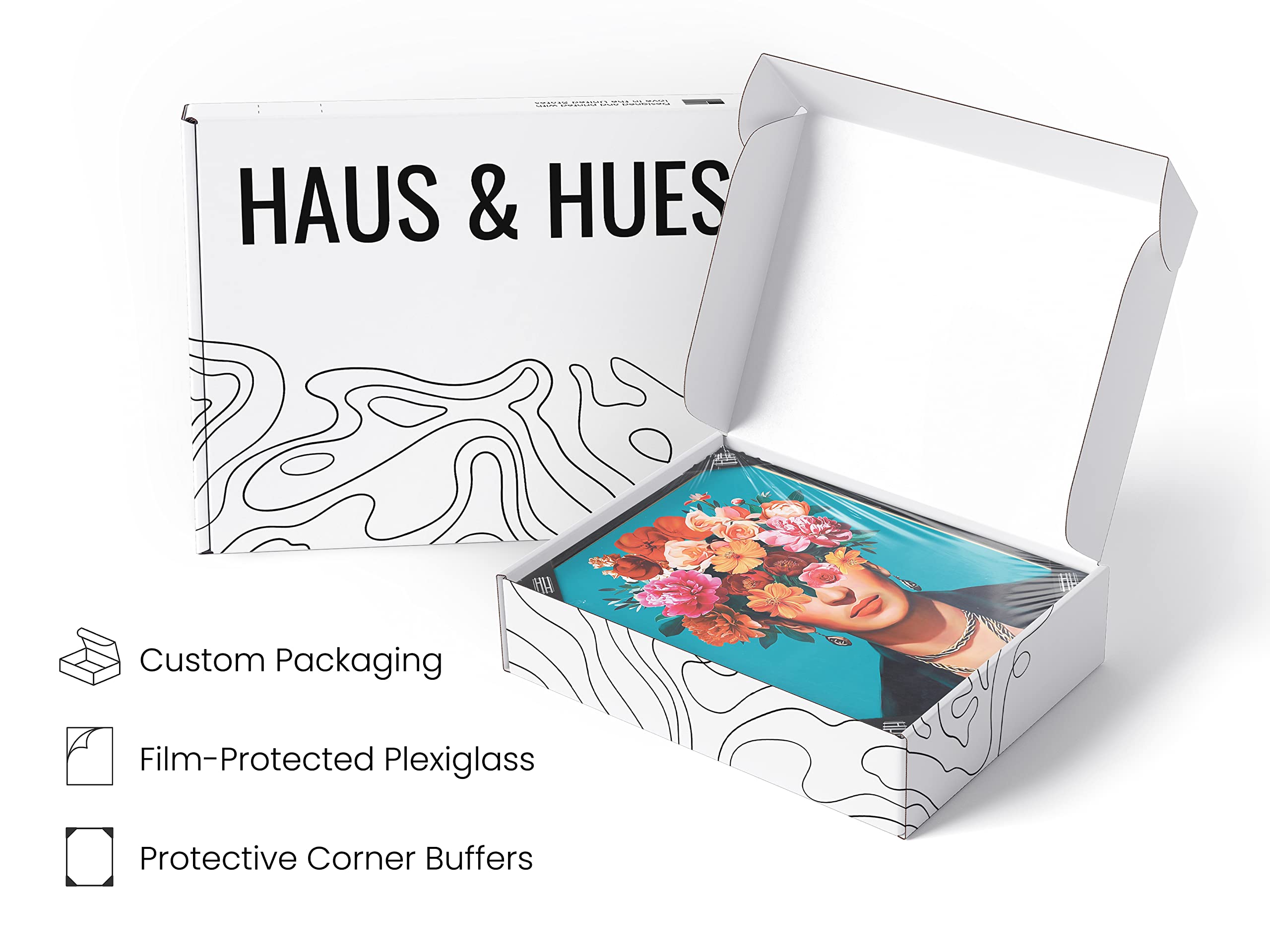 Haus And Hues Frida Kahlo, Mexican Art - Frida Kahlo For Girls, Diego Rivera Frameable Prints, Frida Kahlo Gifts, Female Empower