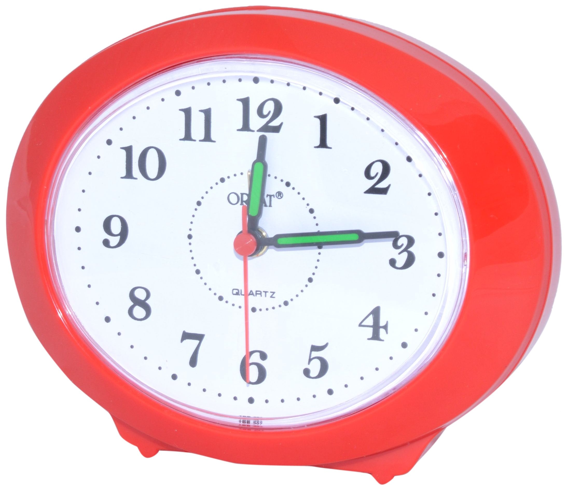 Orpat Beep Glass Alarm Clock (Red, Tbb-307)