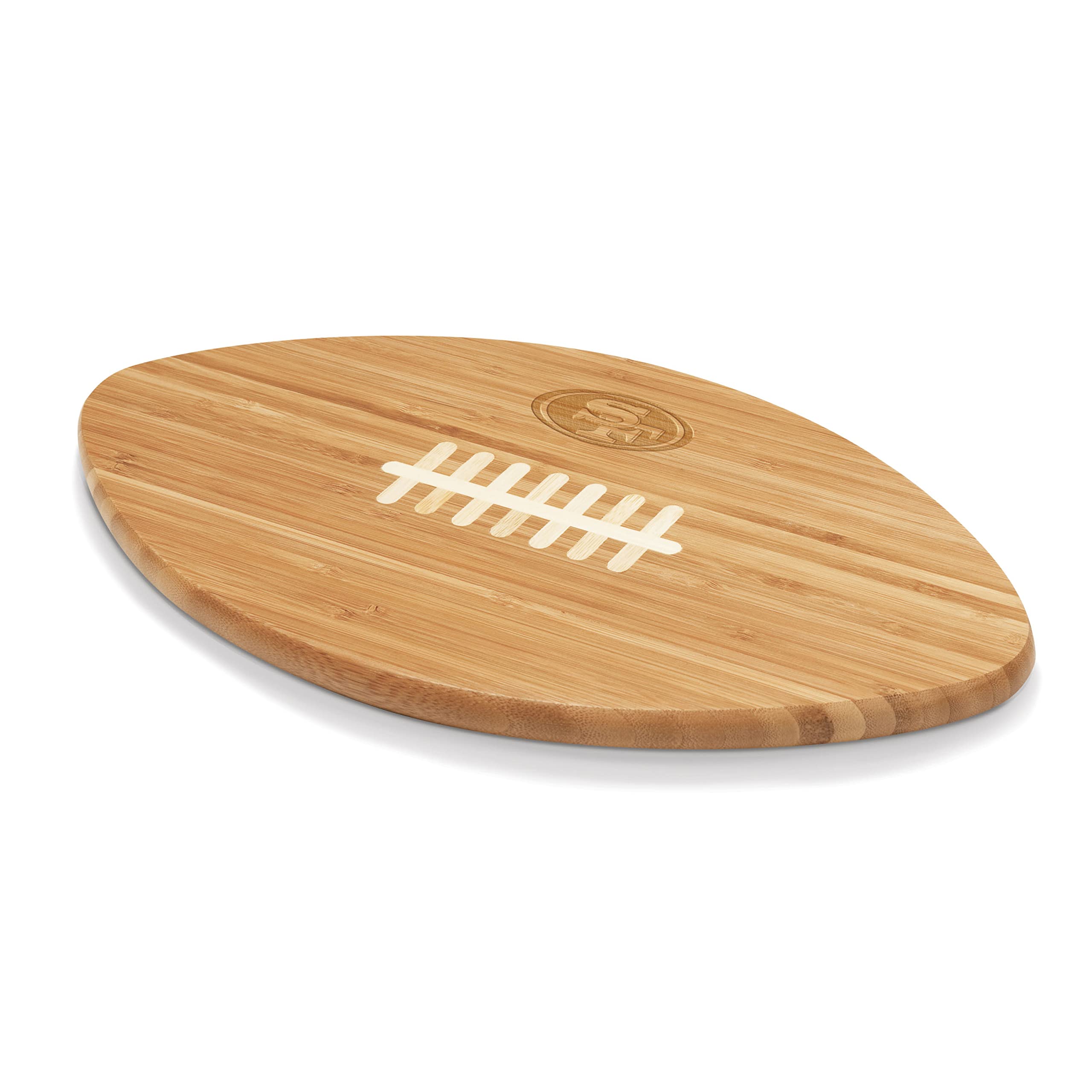Nfl San Francisco 49Ers Touchdown Pro! Engraved Board, One Size, Natural Wood