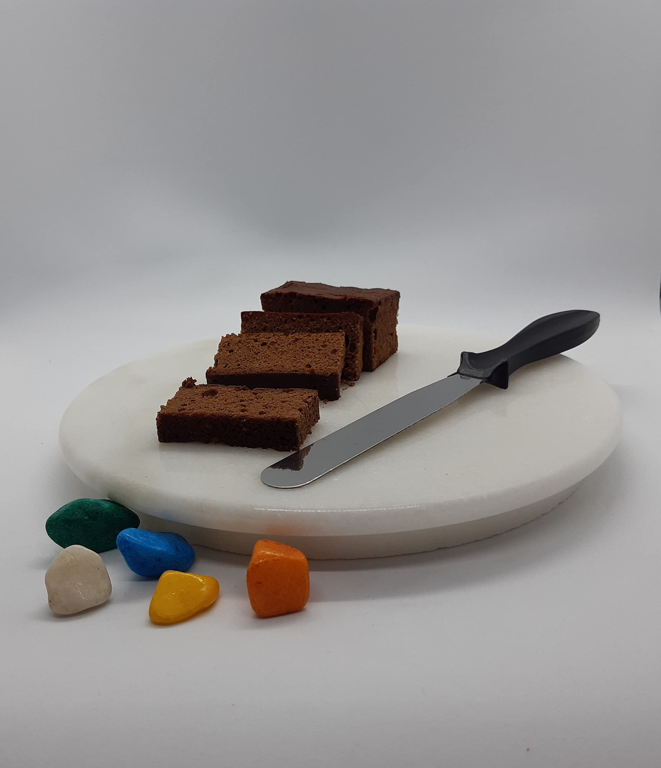 Rathore Handicrafts Marble Chakla Roti(Chapati) Maker Rolling Board 9 Inch