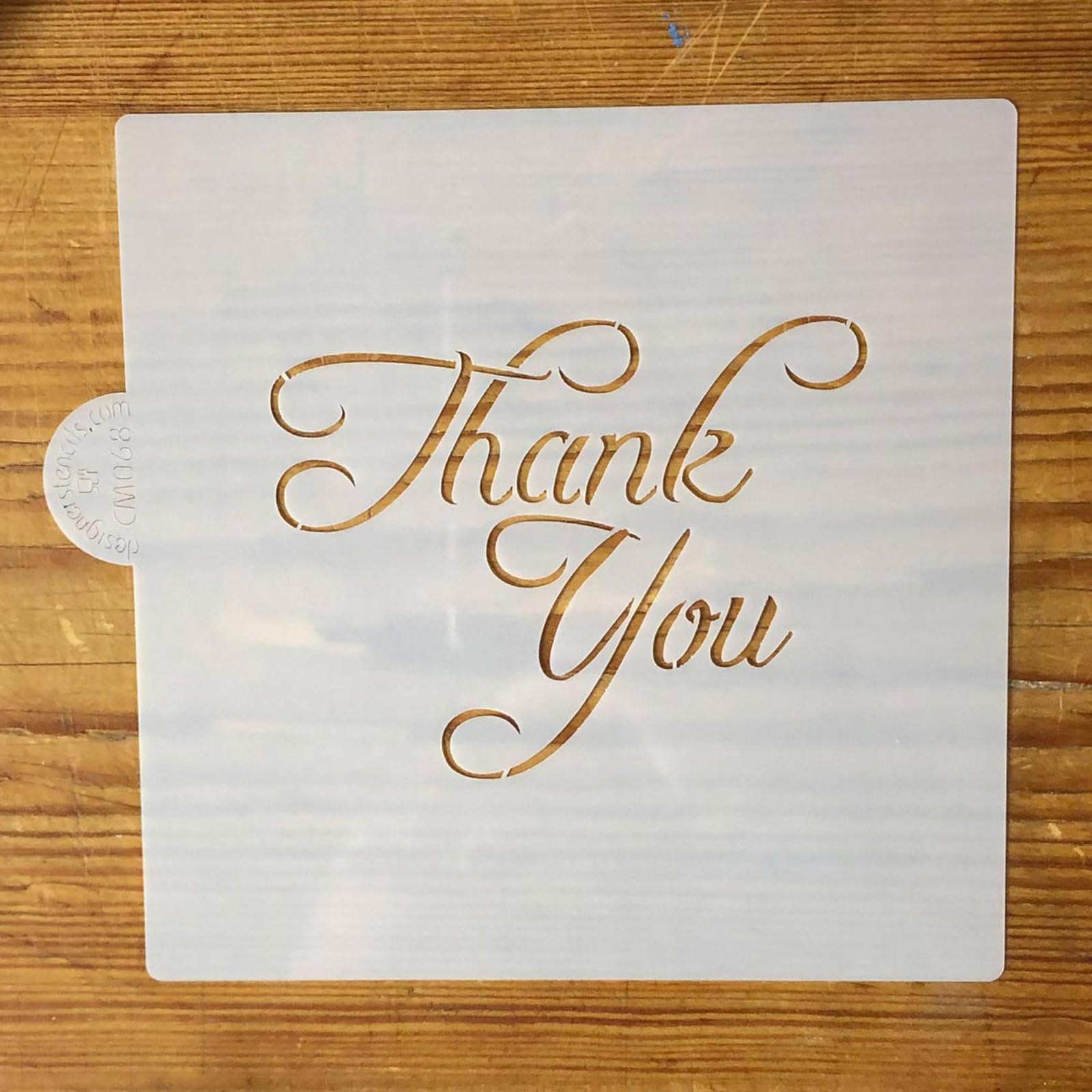 Thank You Cookie And Craft Stencil By Designer Stencils