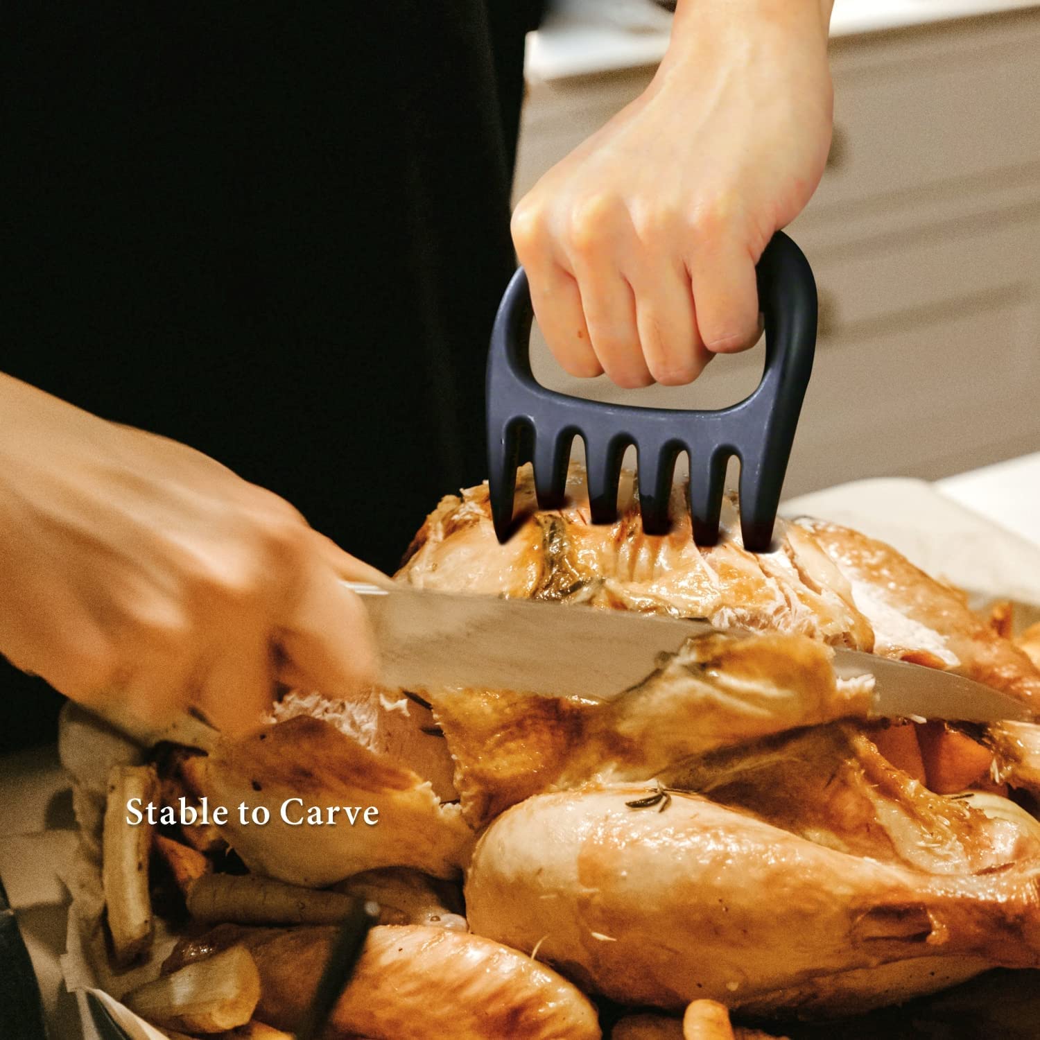 Kitchendao Meat Shredder Claw, Fully Solid To Create Strongest Bbq Meat Forks, Lock Mechanism For Safe Storage, Bpa Free, Smoker