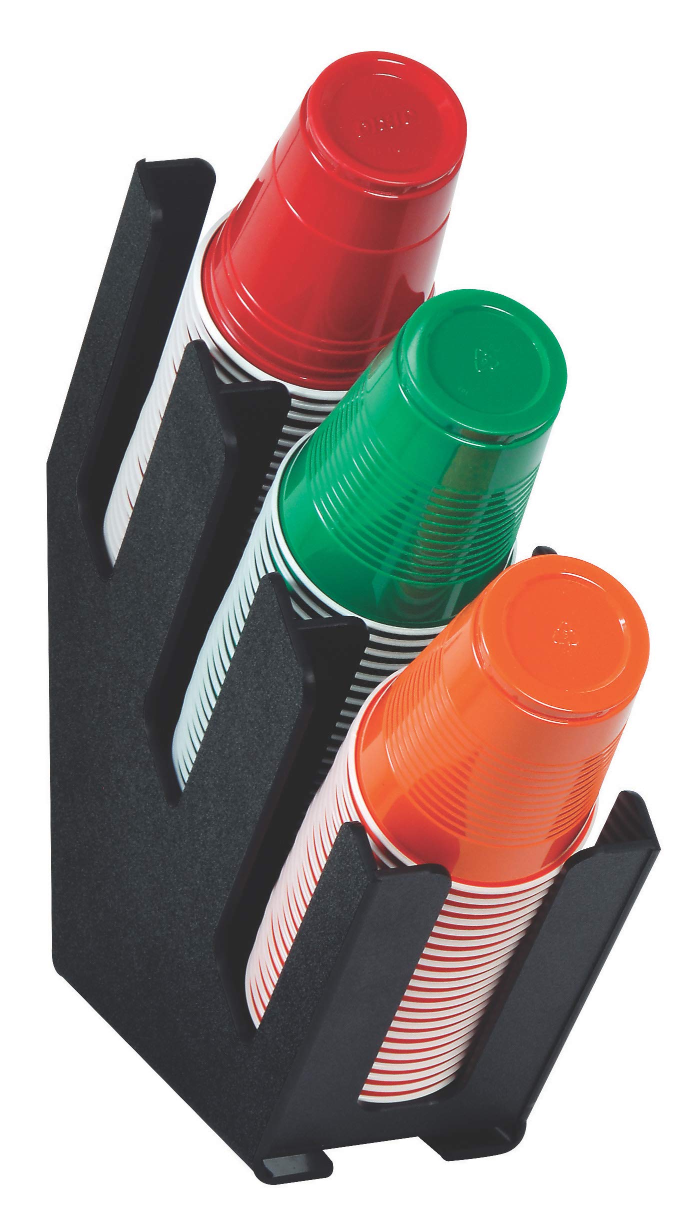 Dispense-Rite Lid-3Bt Three Section Countertop Cup And Lid Organizer