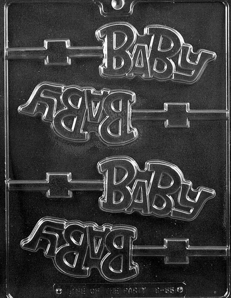 Grandmama'S Goodies B055 Baby Shower Lollipop Lolly Chocolate Candy Soap Mold With Exclusive Molding Instructions