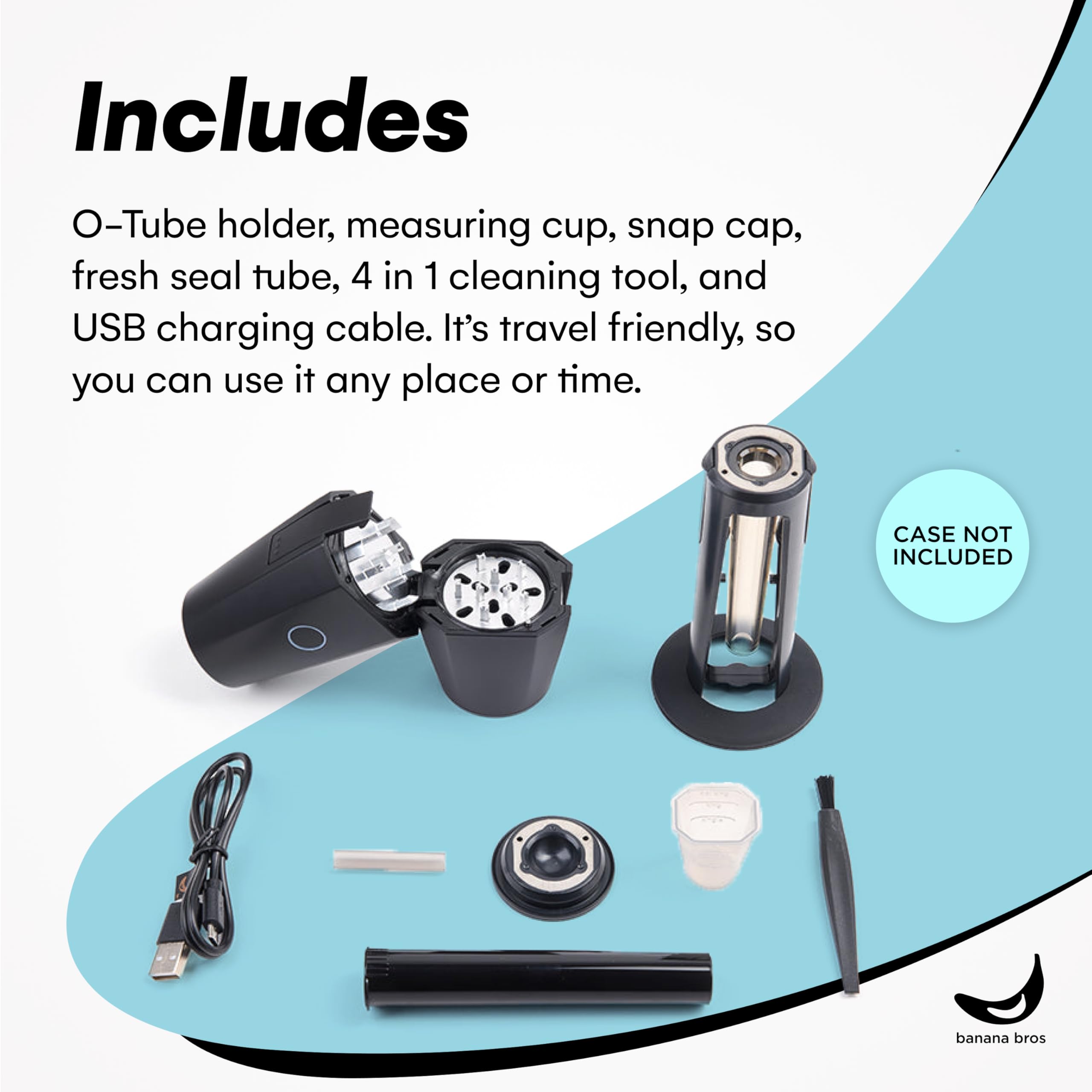 Electric Smart Herb and Spice Grinder - OTTO by Banana Bros with Pollen Catcher