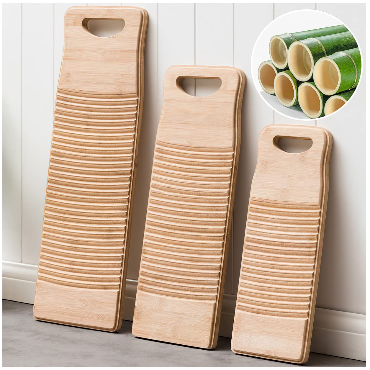 Small Laundry Washboard For Kids Home Washing Clothes, Vintage Decor, Natural Wooden Hand Scrub Board, Rustic Mini Old Fashioned