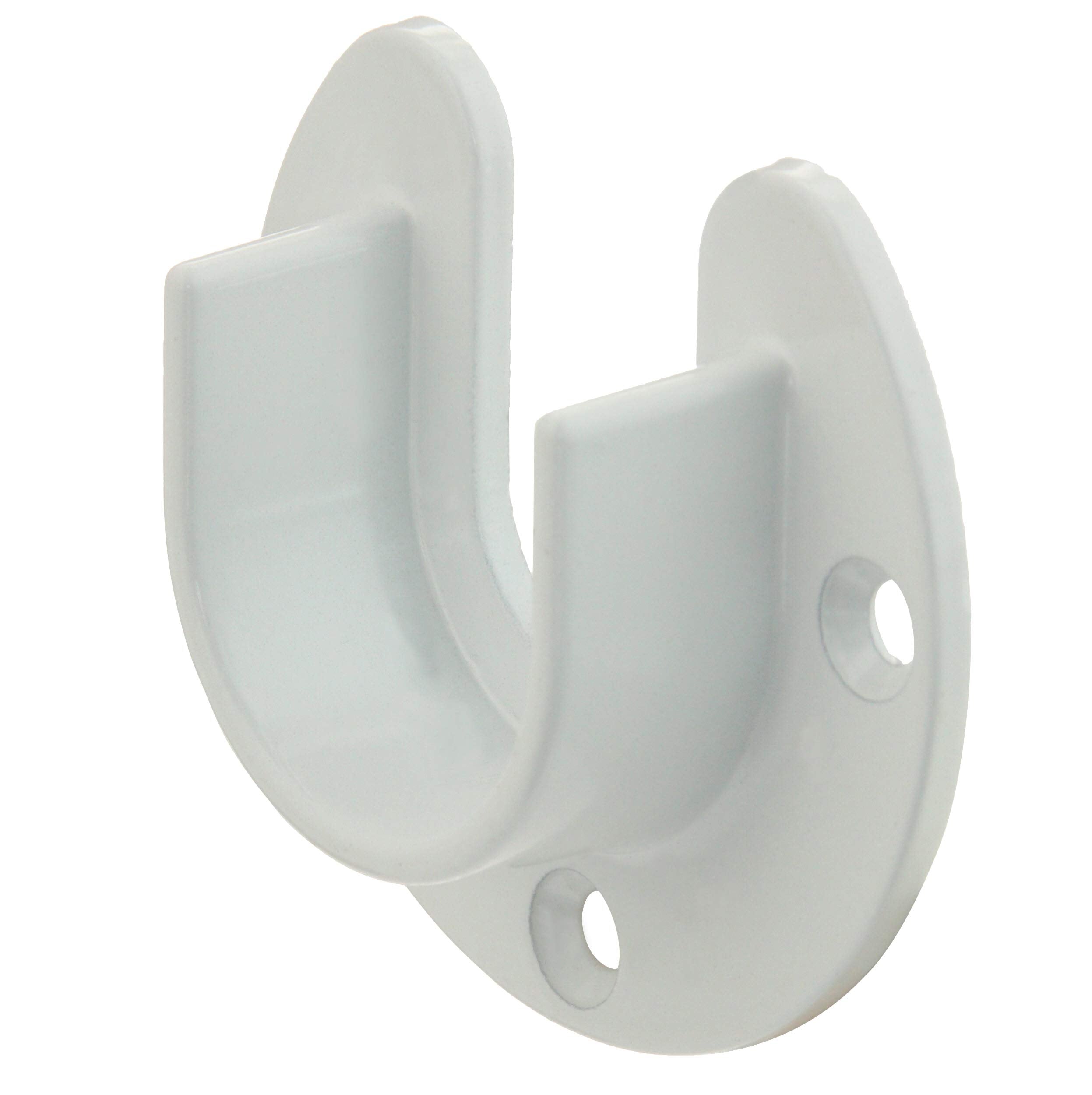 Closet Pro Hd Cd-0010-Wt Heavy Duty Closet Pole Sockets, White