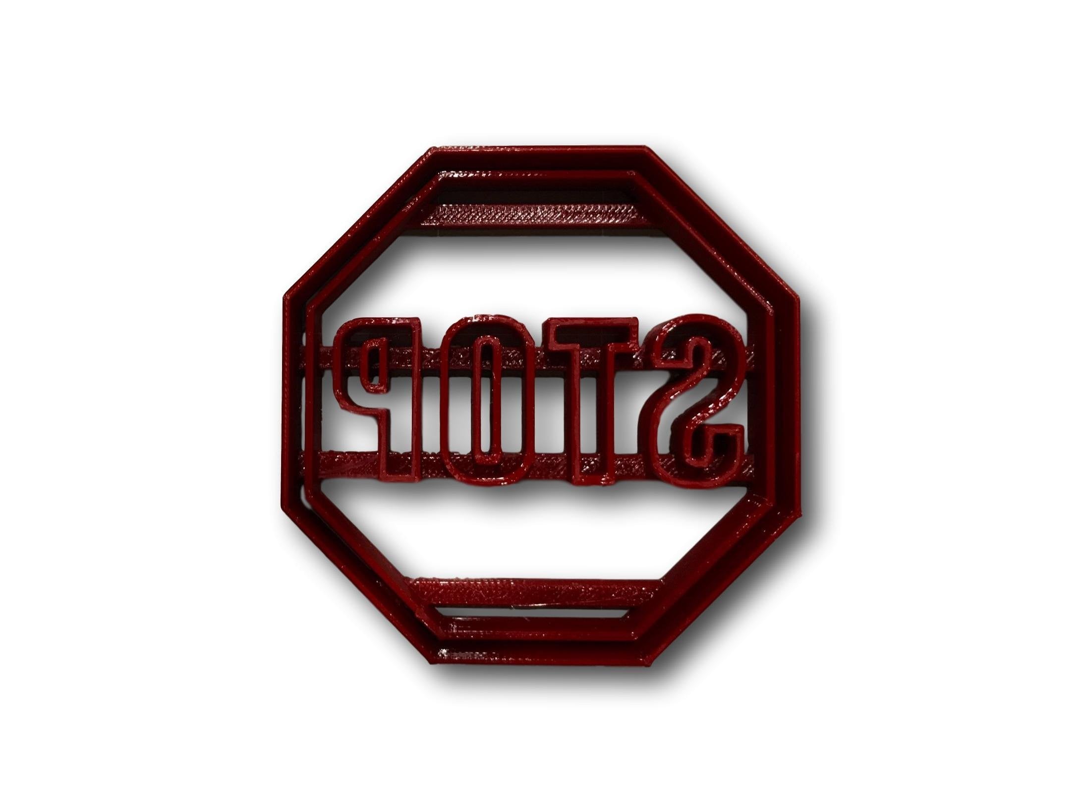 Stop Sign Cookie Cutter