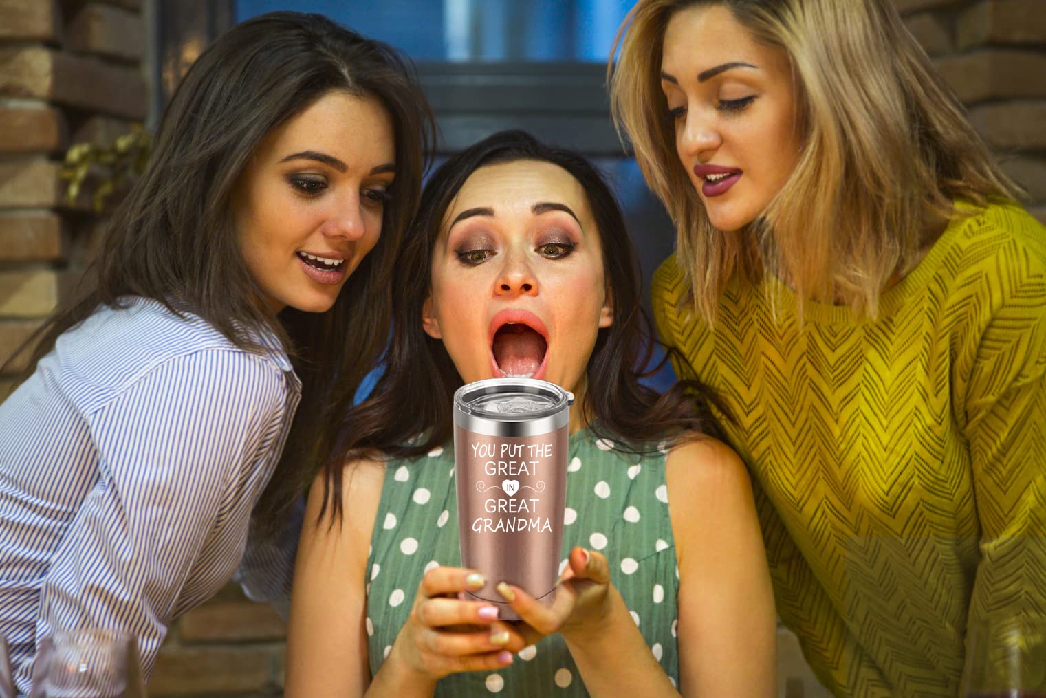 You Put The Great In Great Grandma Tumbler Great Grandma Travel Tumbler Birthday Mothers Day Gifts For Great Grandma Gifts From