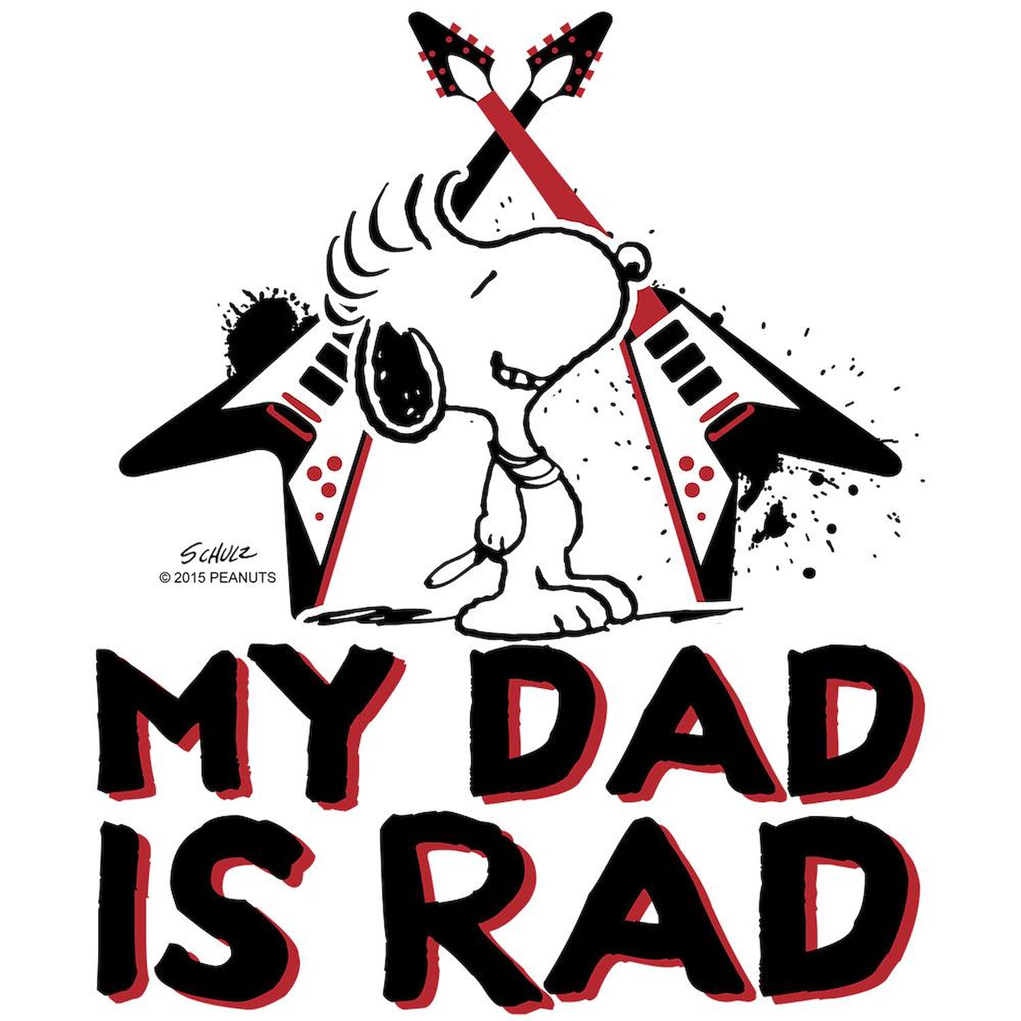 CafePress Snoopy: My Dad Is Rad Mug 11 oz (325 ml) Ceramic Coffee Mug