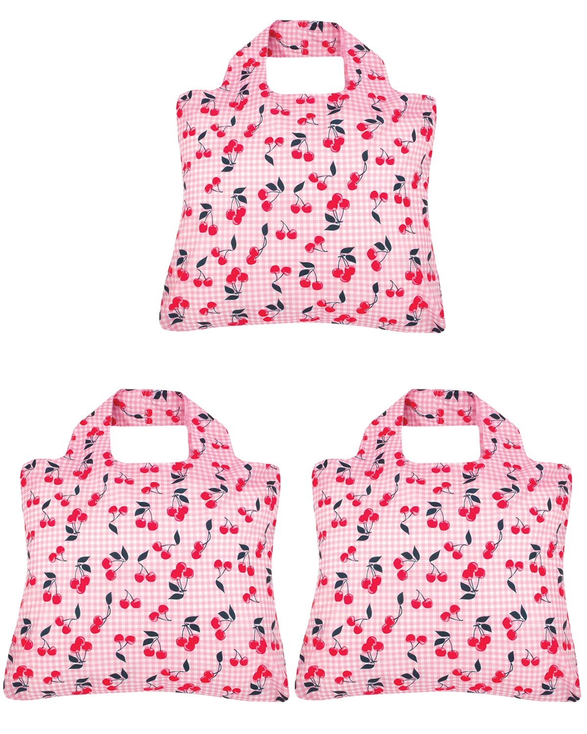 Envirosax Trio Reusable Shopping Bags, (Set Of 3), Cherry Lane Cherries