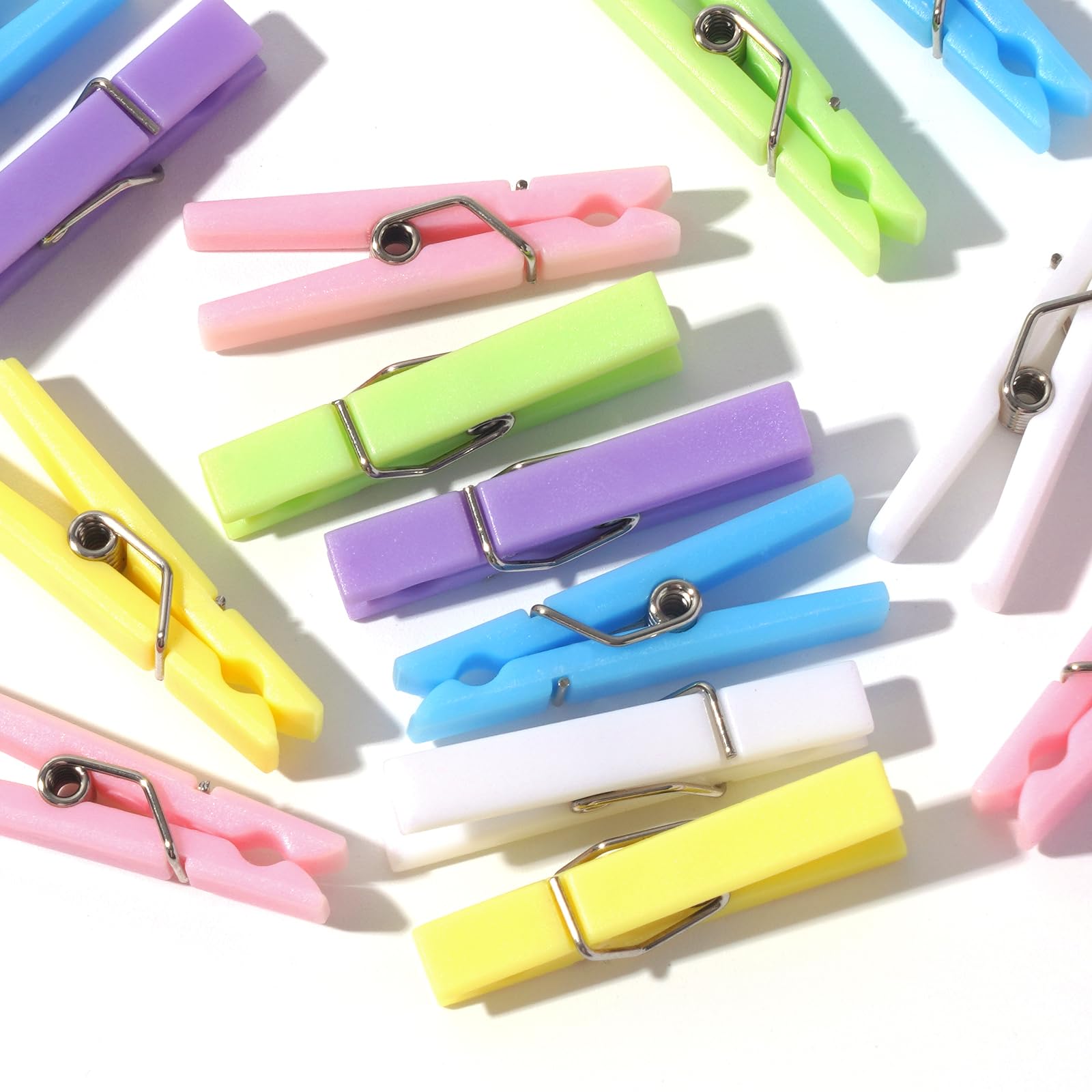 Juxingdazyf Party Favors, 60 Baby Shower Clothespin Games, 1.4 Inch Mini Clothes Pins For Party Decorations(Multicolor)