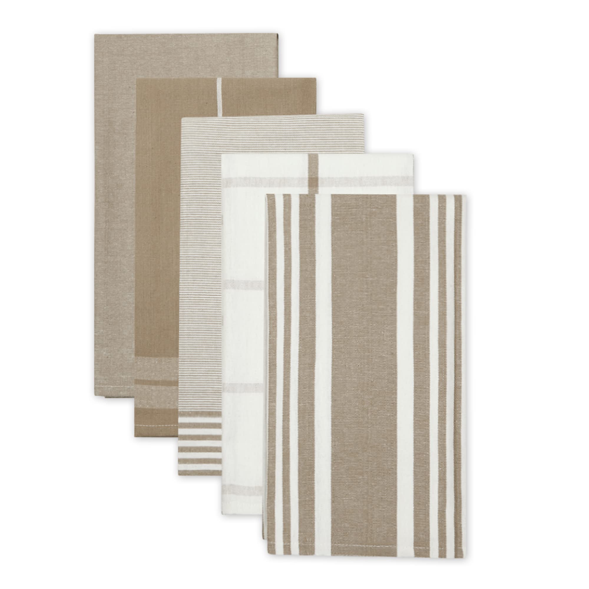 STONE CLASSIC OVERSIZED WOVEN DISHTOWELS SET/5