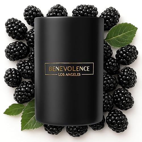 Black Berries (Baies) Scent  10 oz Scented Candles for Home  Natural Soy Candles Gifts for Women, Aromatherapy Candle, Fall Cand