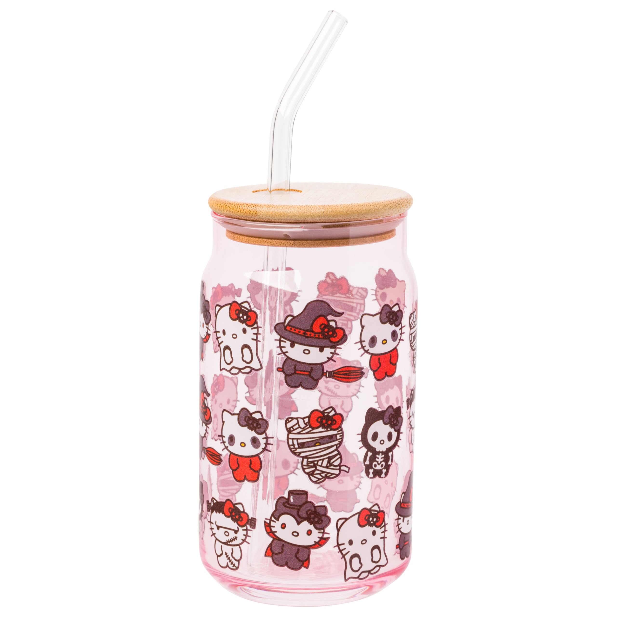 Silver Buffalo Sanrio Hello Kitty And Friends Halloween Spooky Costumes Ghost Witch Vampire Zombie Frankenstein Skeleton Pink Gl