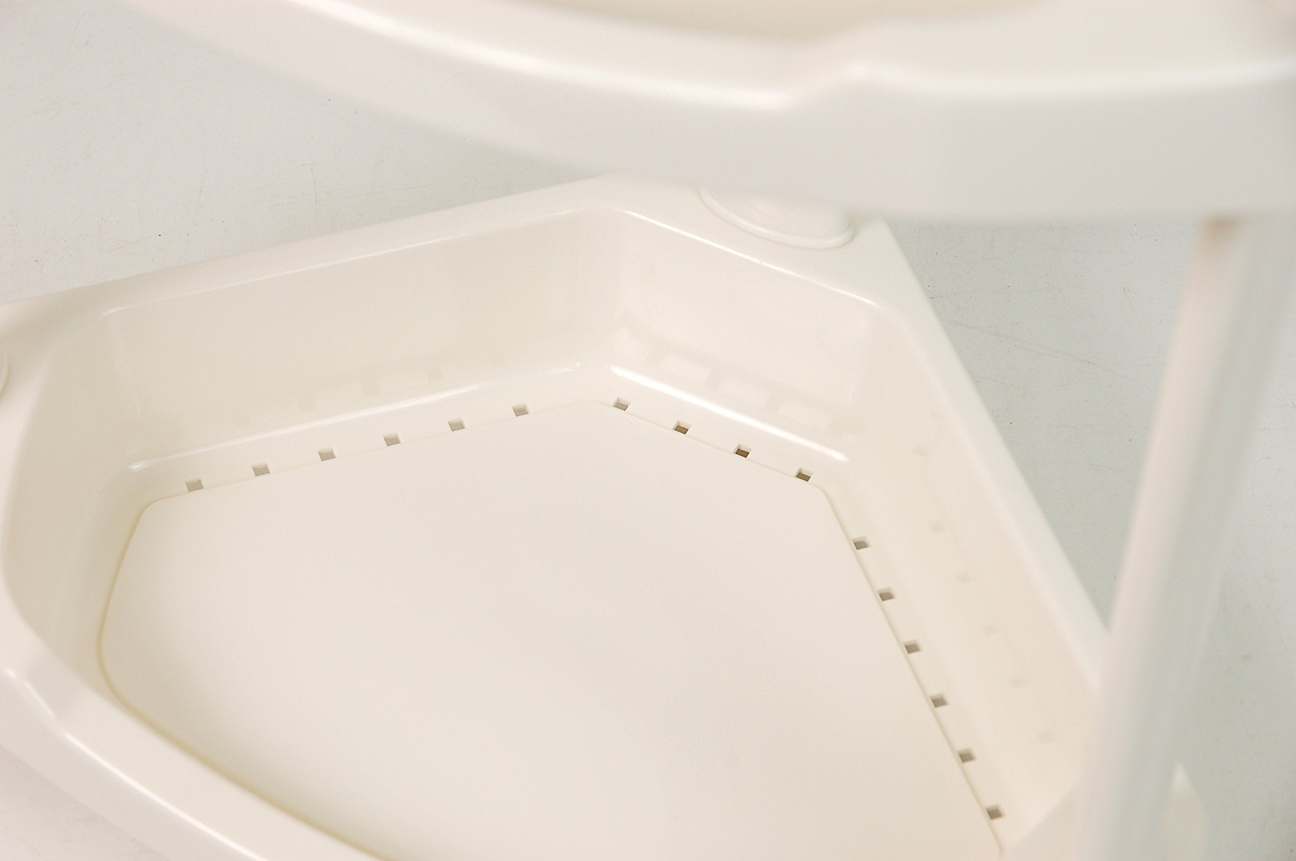 Tenby Living Corner Shower Caddy - 4 Shelf Shower Organizer Caddie with Movab.