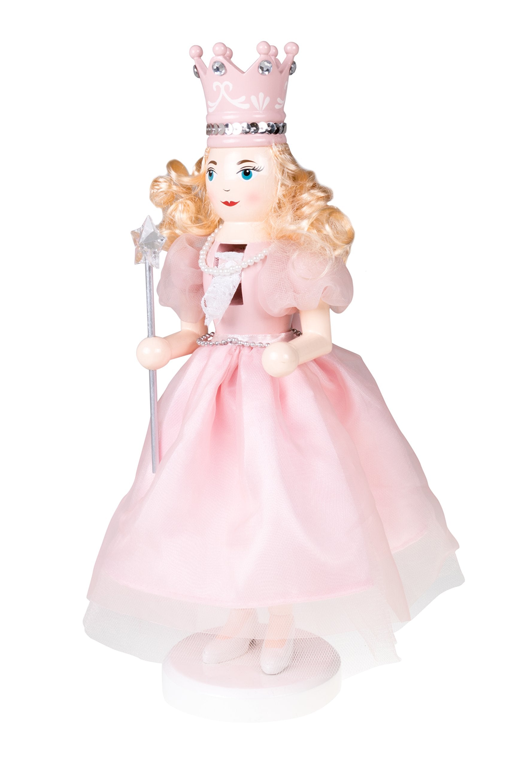 Clever Creations Sugar Plum Fairy 14 Inch Traditional Wooden Nutcracker, Festive Christmas D  cor for Shelves and Tables