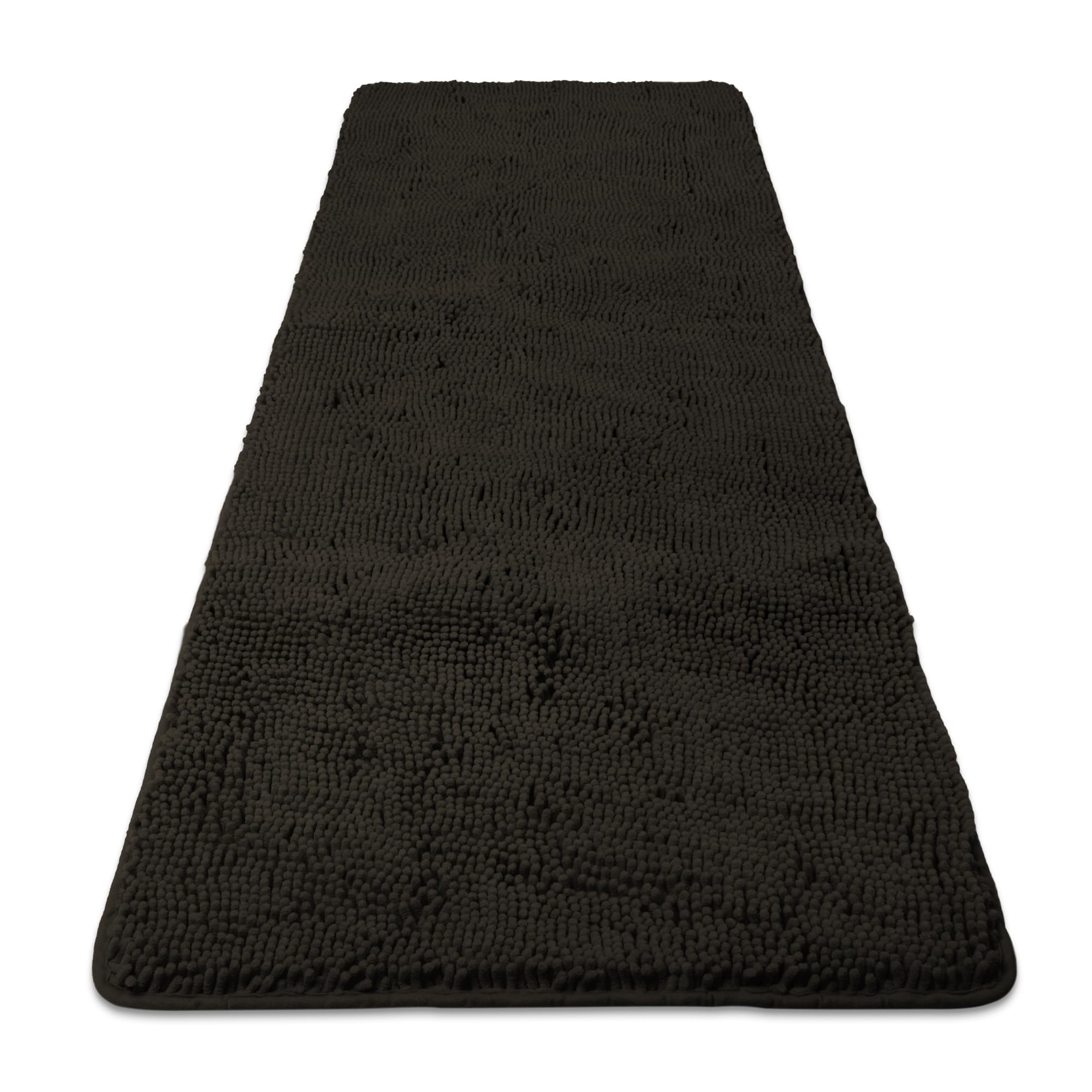 Yeaban Bathroom Runner Rug 24 X 60 Inch - Thick Chenille Long Bath Mat | Absorbent And Washable Extra Large Bath Rug Non-Slip, S