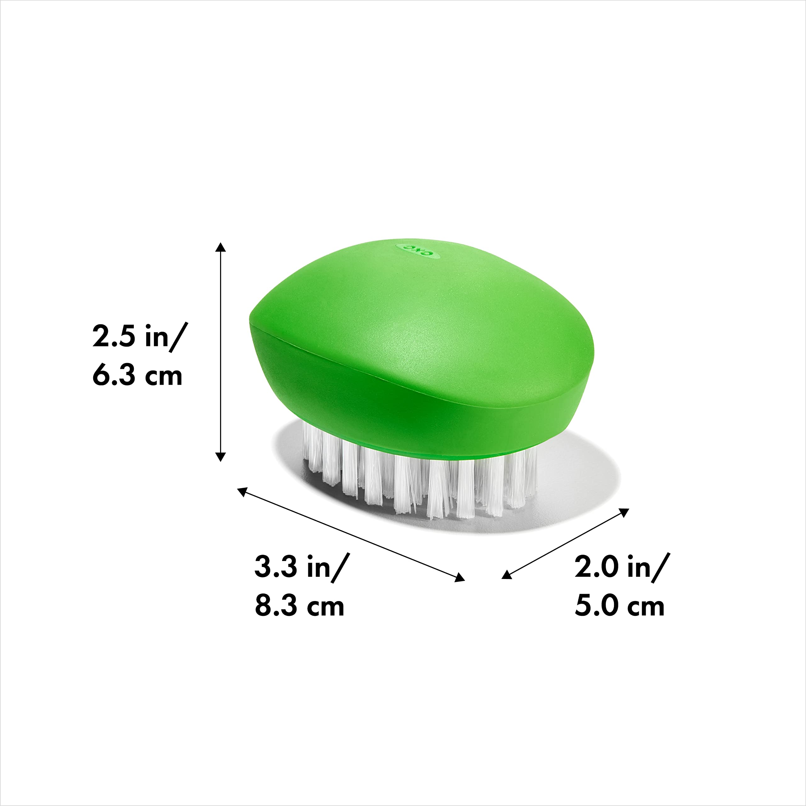 OXO Good Grips Vegetable Brush, 1 EA, Black & Green, Model 33781