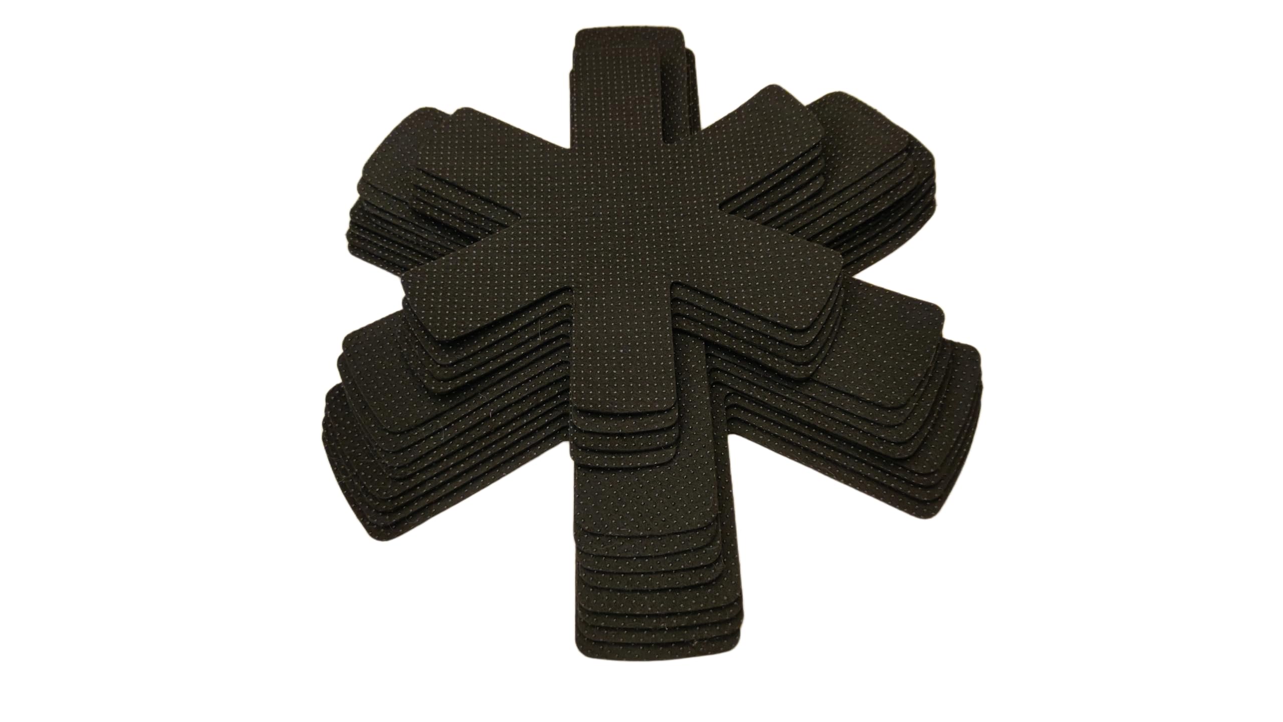 Aoluguya 18 Pack AntiSlip Pot & Pan Protectors, 3 Sizes 10/14/15, Black