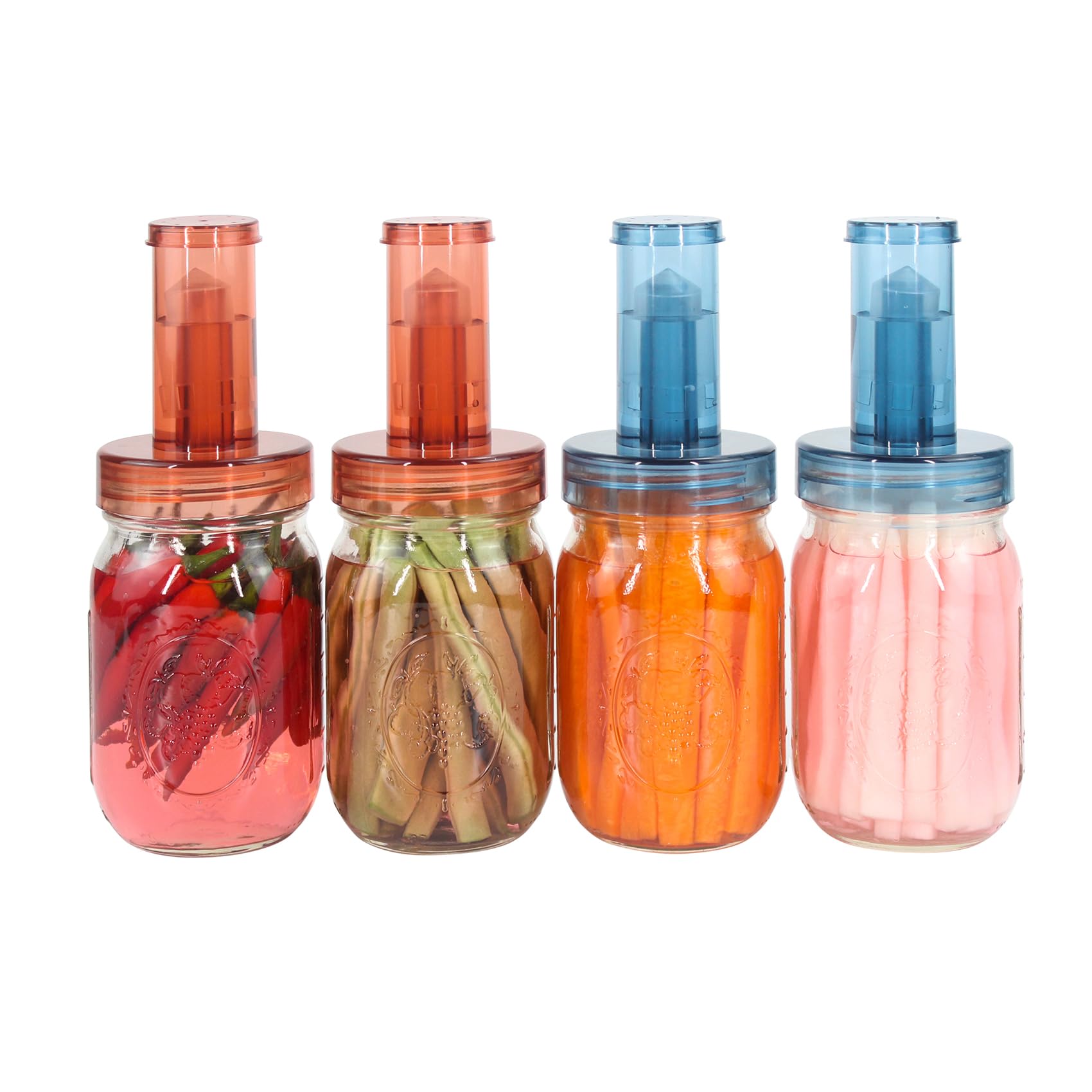 Fermentation Lids Compatible With Regular Mouth Mason Jar, Fermentation Kit For Regular Mouth Mason Jars Making Sauerkraut,Kimch