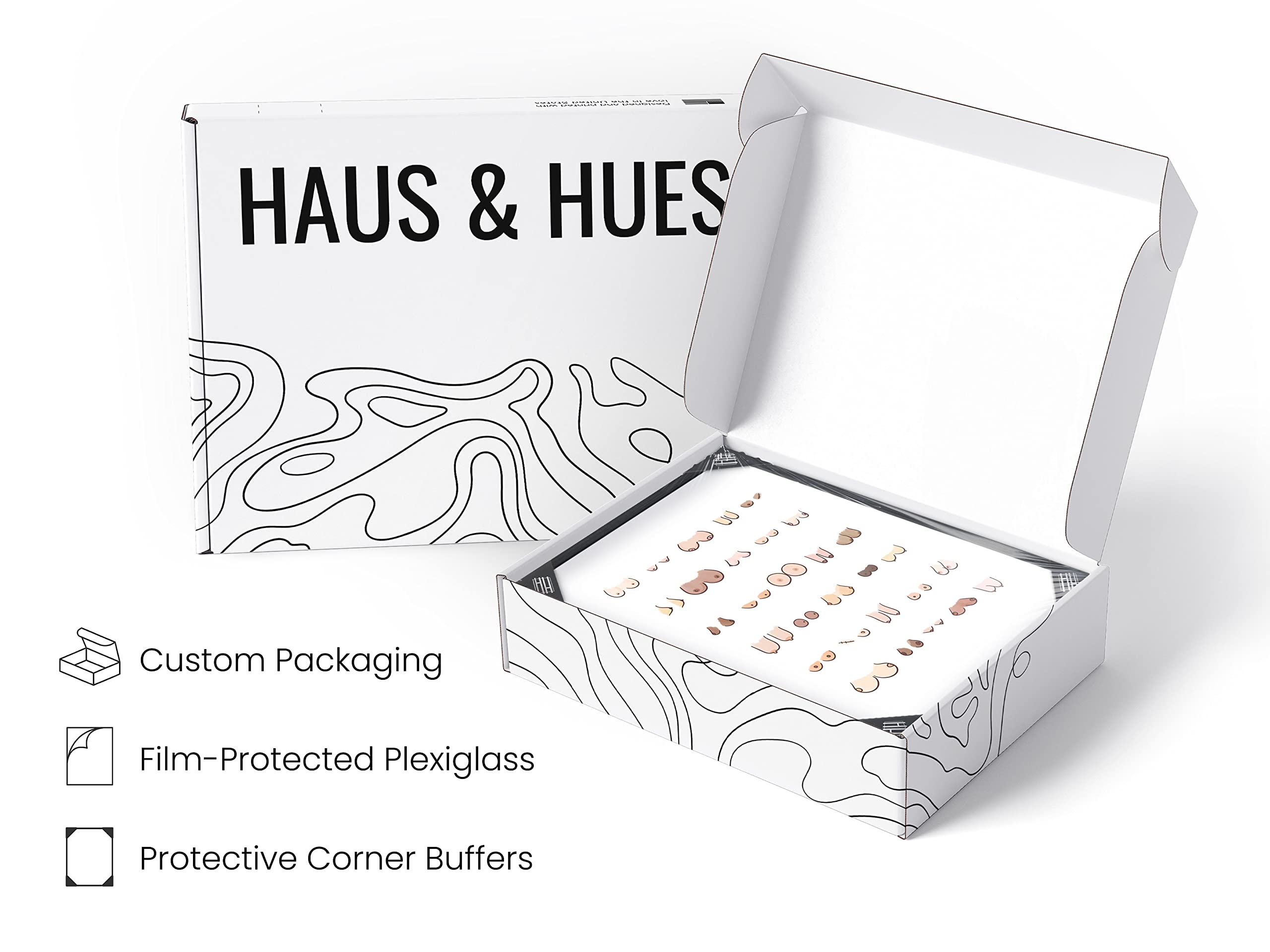 Haus And Hues Funny Bathroom Wall Art - Bathroom Wall Art Decor, Bathroom Prints, Funny Bathroom Art Posters, Bathroom Artwork F