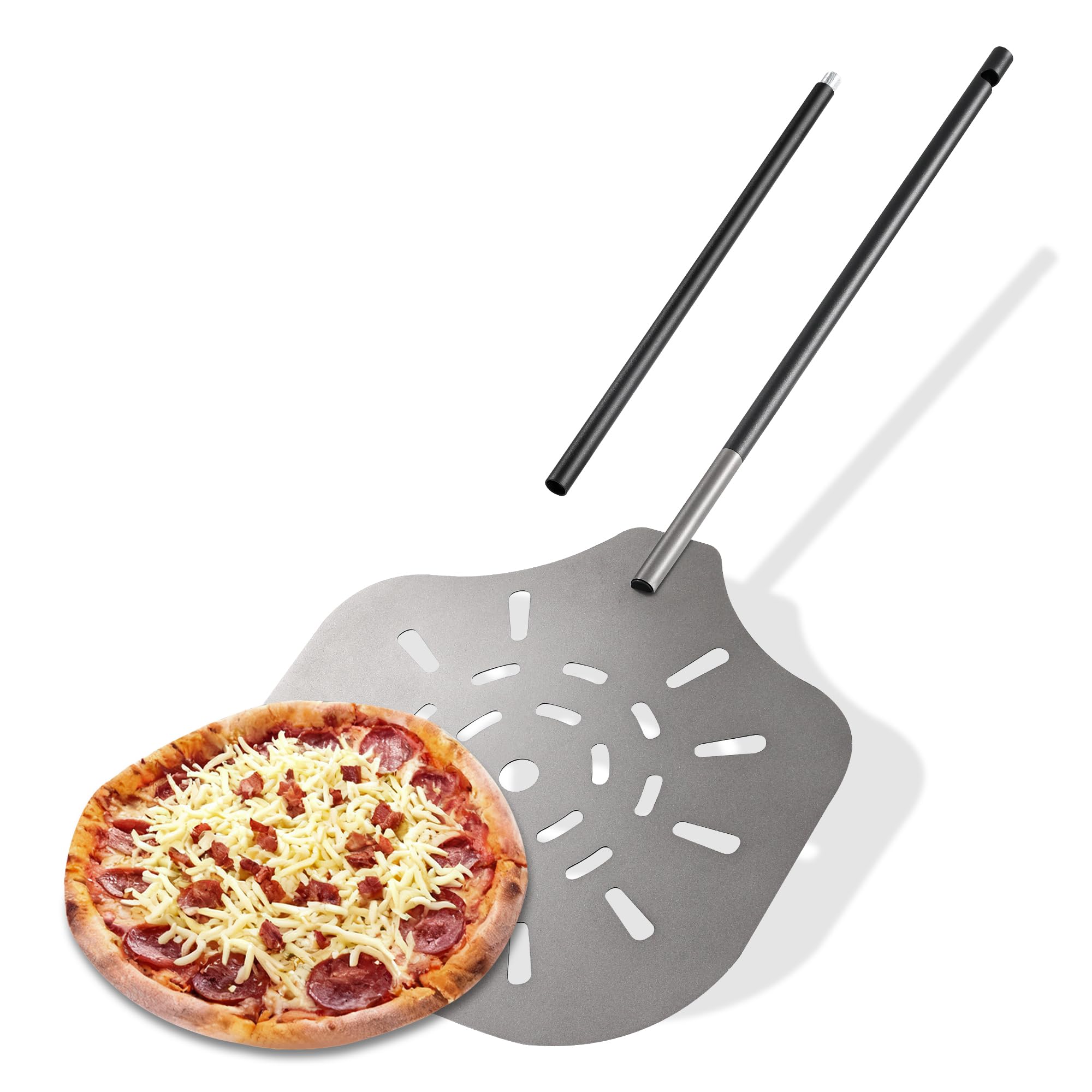 bodkar Pizza Peel 12 Metal Pizza Paddle