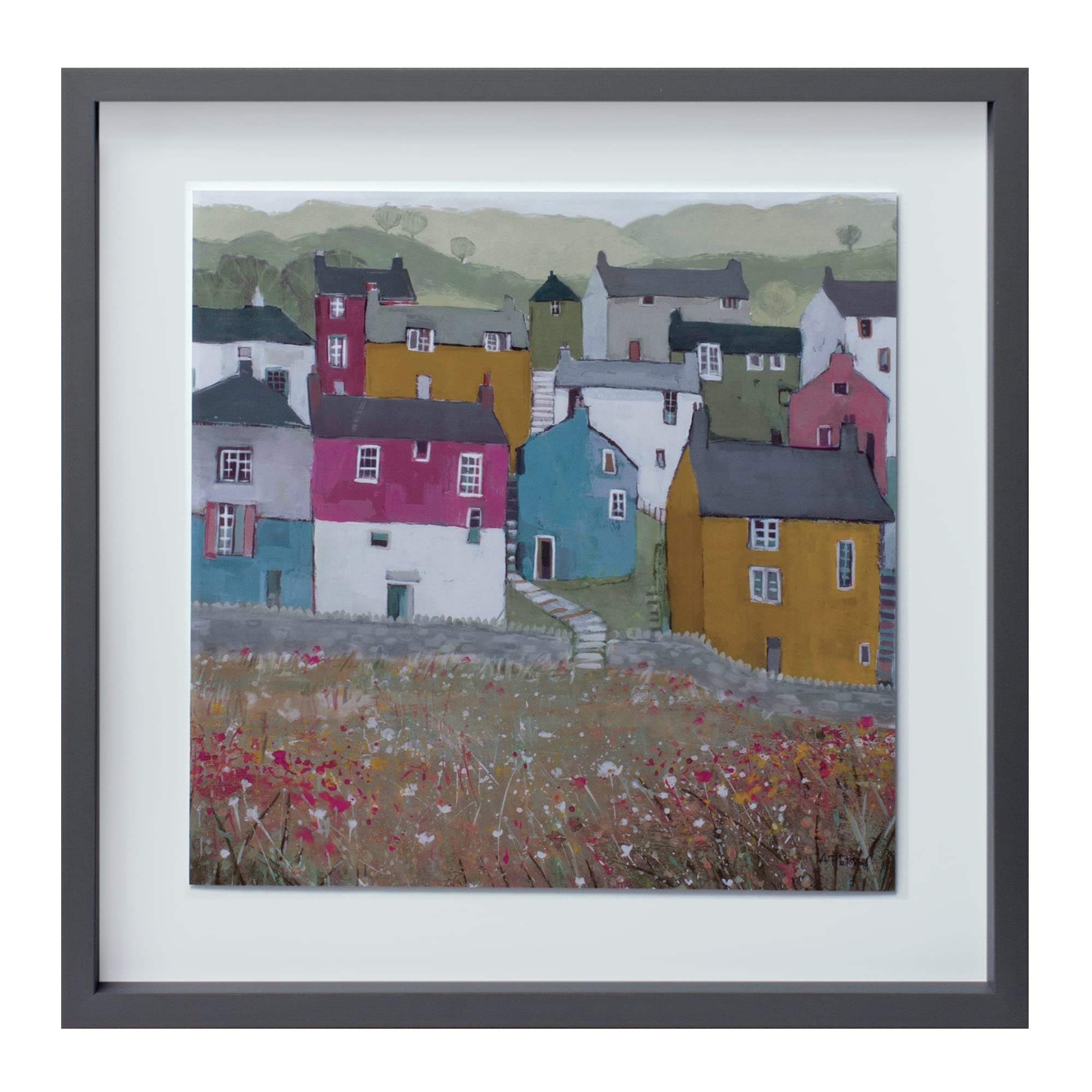 Framed House Print (Set Of 2)