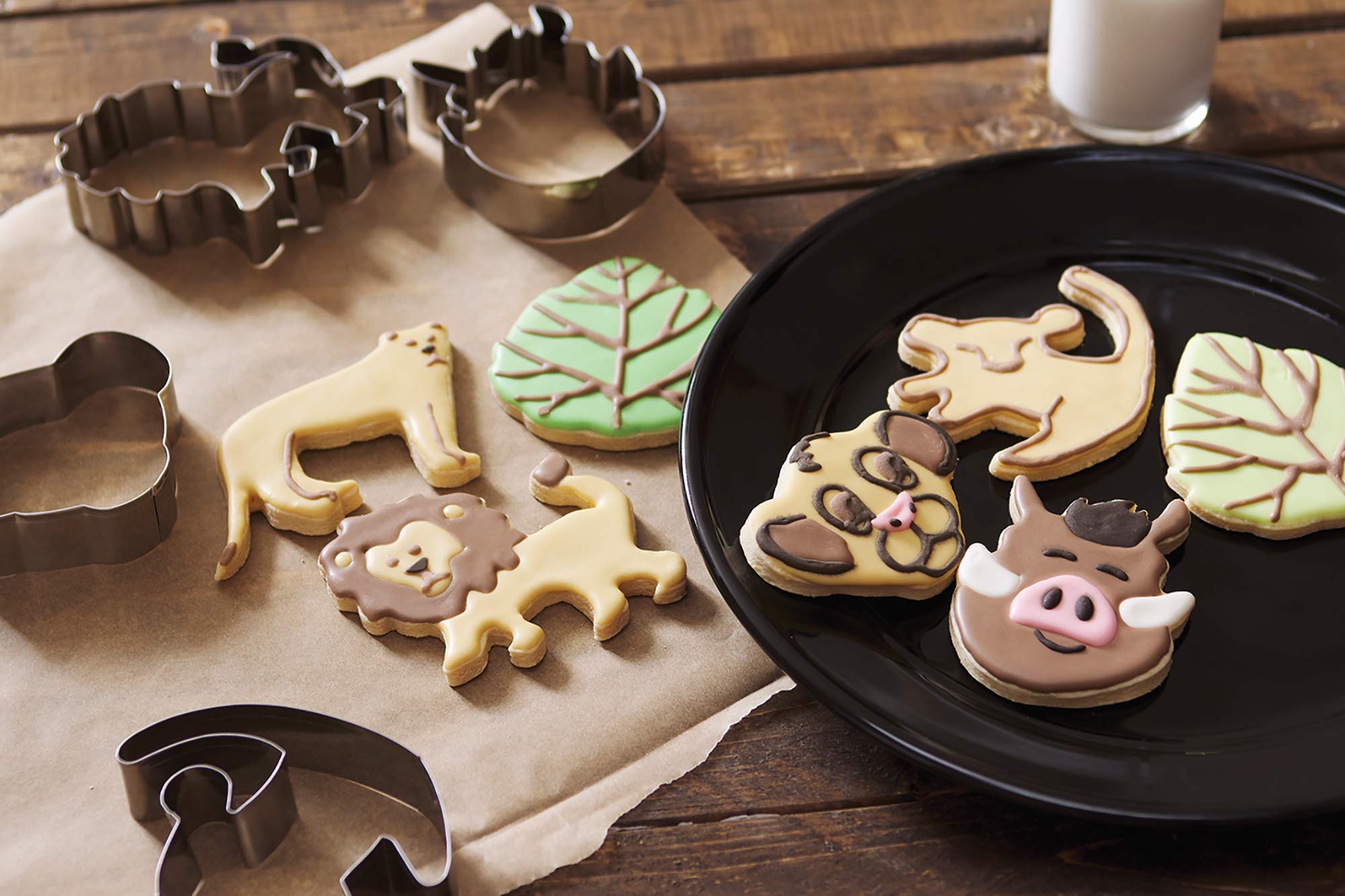 Fox Run Animal Cookie Cutters, King Of The Savannah Cookies, Set Of 7