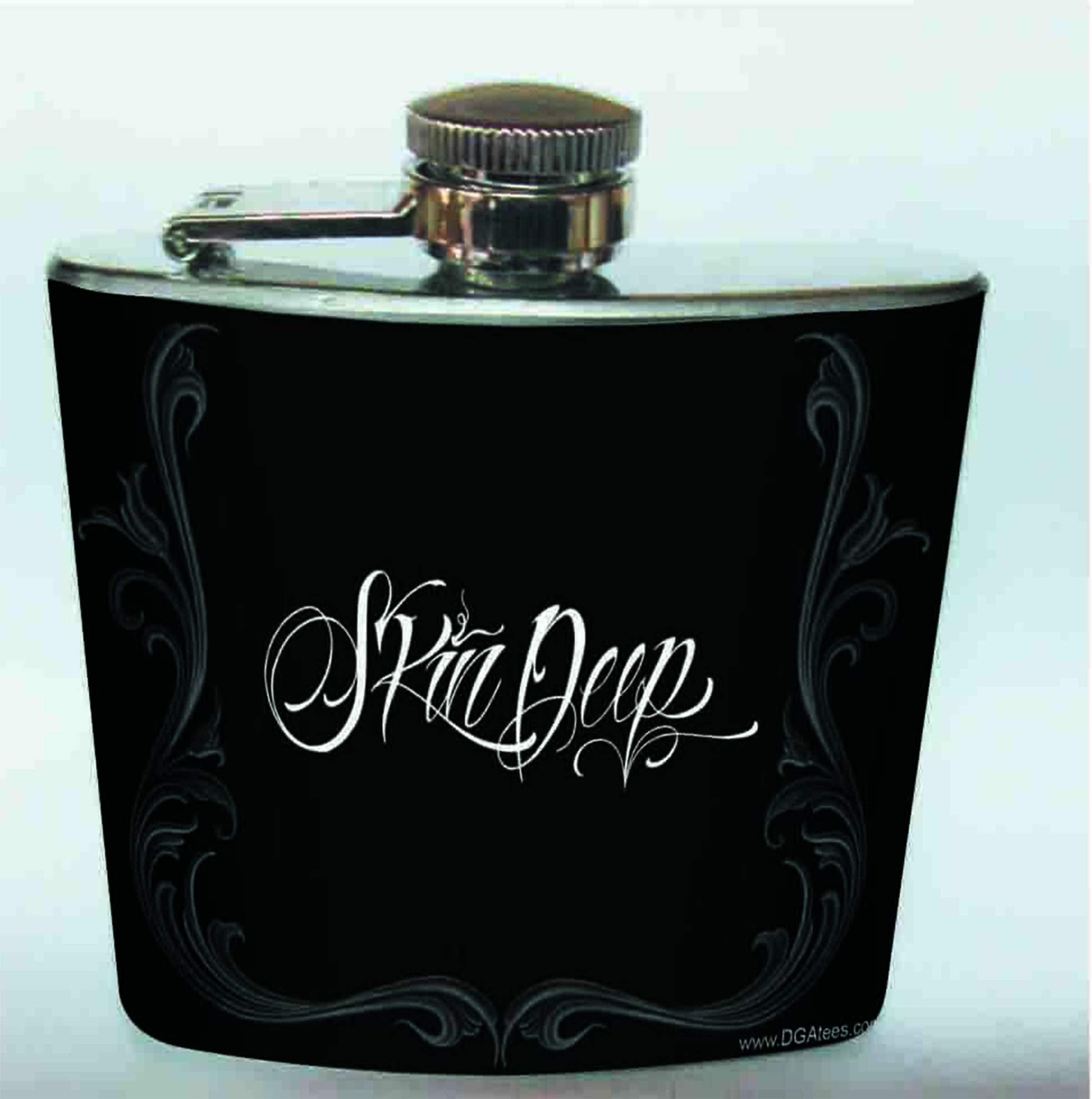 David Gonzales Art Hip Flask - Skin Deep