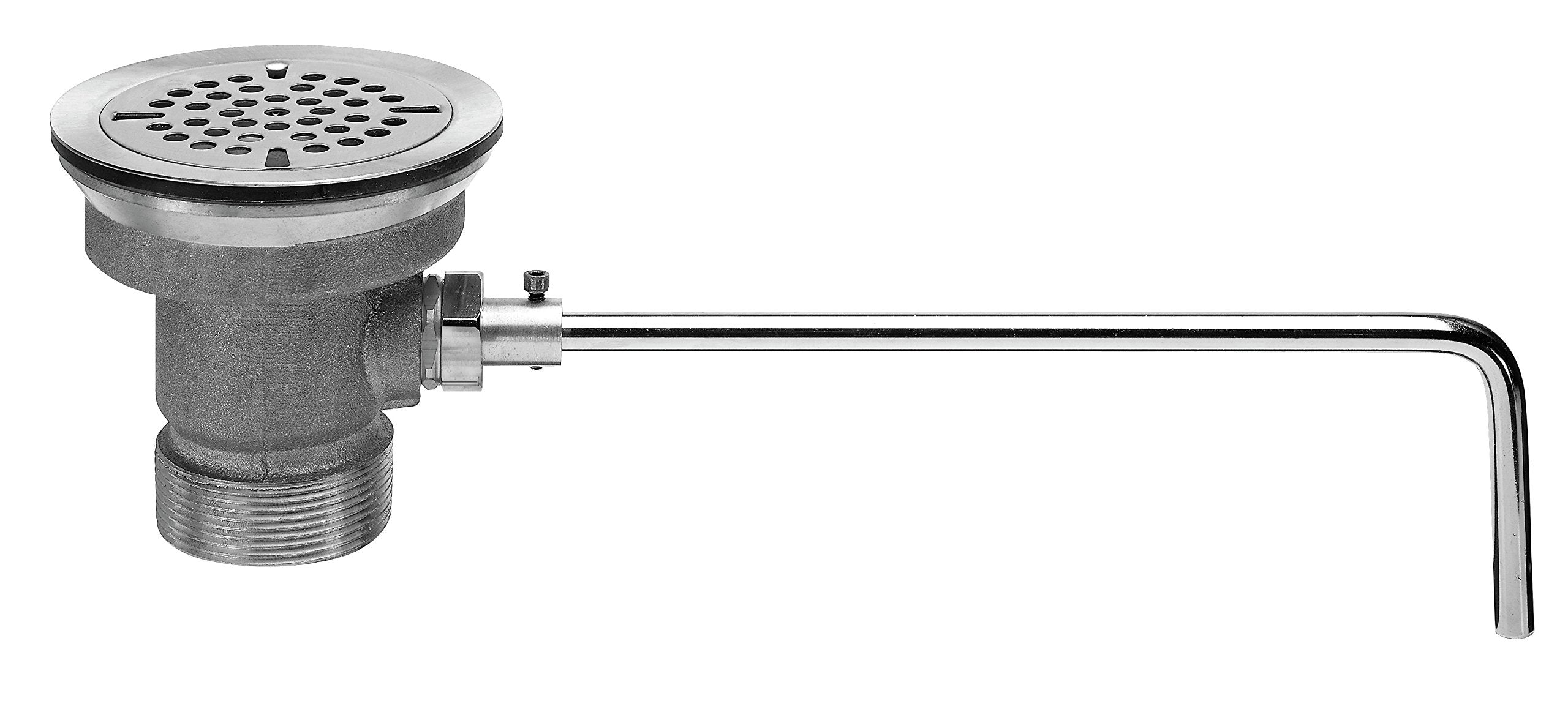 Fisher 22209 Drainking Waste Valve, With Flat Strainer, 12 Gpm Drain Rate