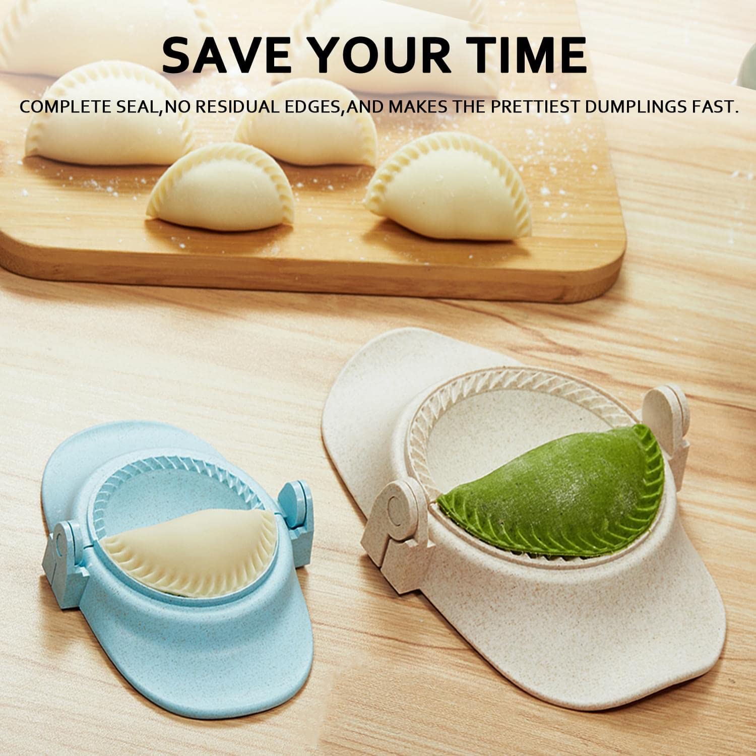 Mumsung Empanadas Press Maker Mold Set,4-Inch Dumpling Maker With Dough Cutter, Professional Kitchen Gadget For Empanada, Pierog