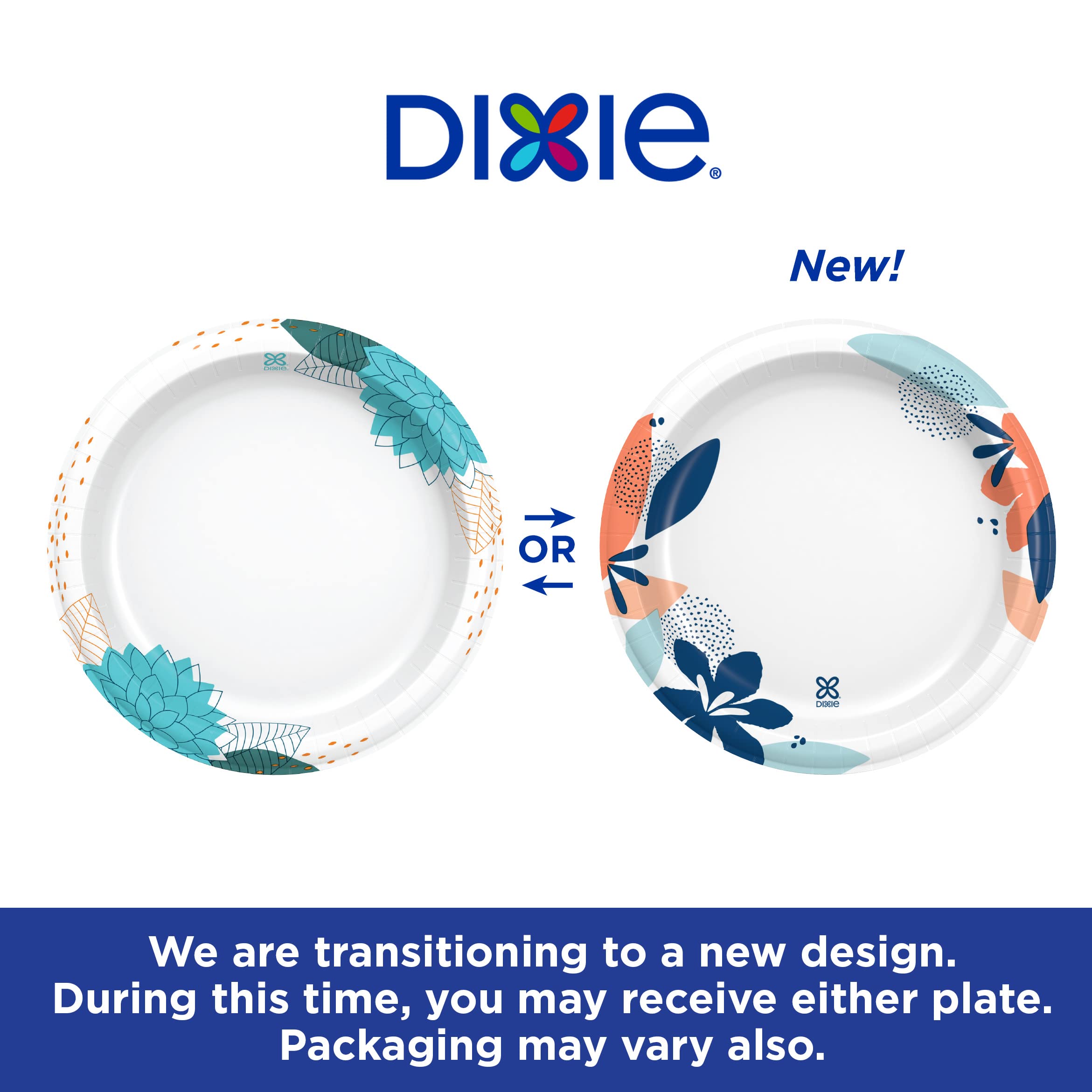 Dixie Medium Paper Plates, 8.5 Inch, 90 Count, 2X Stronger*, Microwave-Safe, Soak-Proof, Cut Resistant, Disposable Plates For Ev