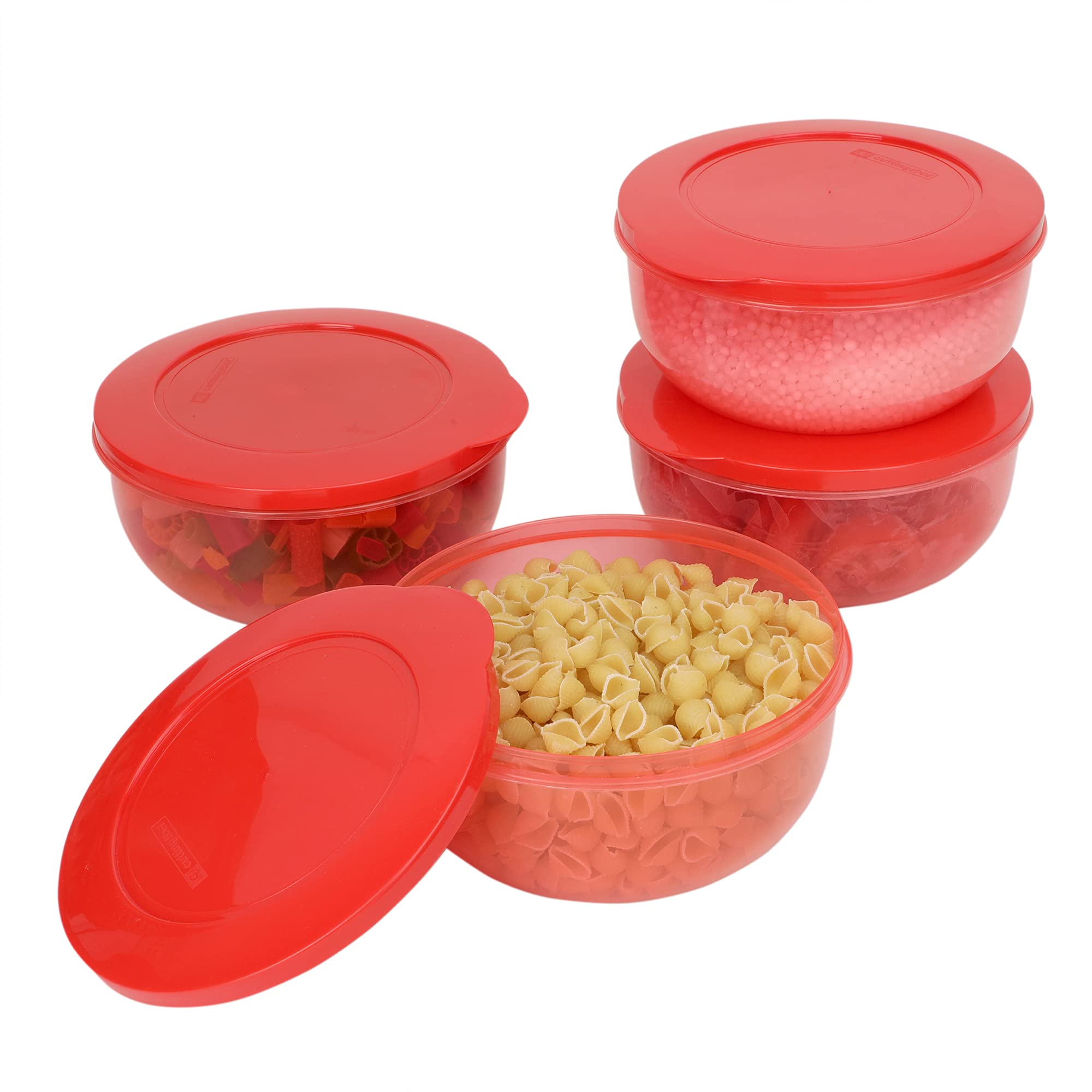 Cutting Edge 1300Ml Eco Storage Container & Organizer Set Of 4 (Red)