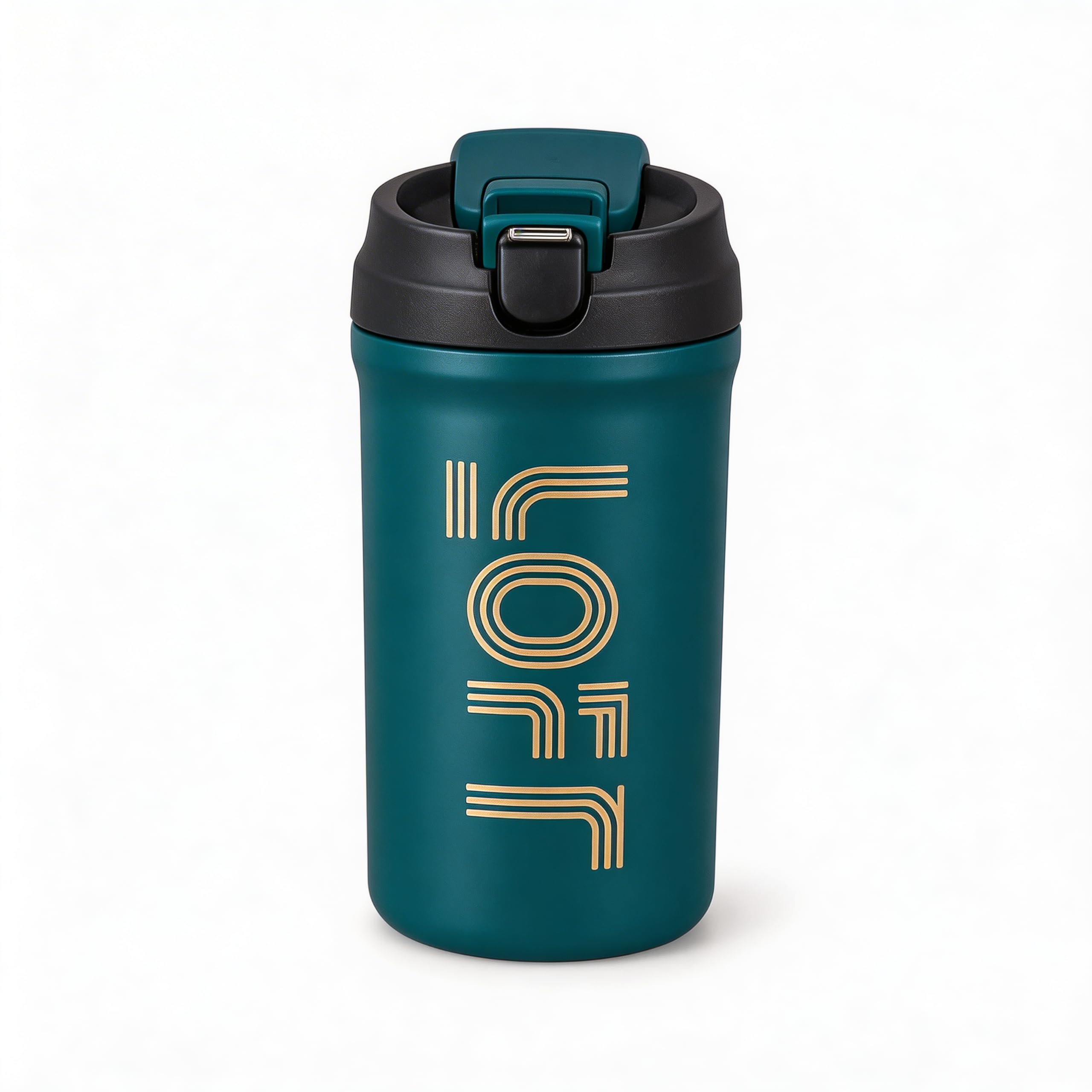 Statoak Vacuum Insulated Coffee Sipper 600Ml | 316 Stainless Steel Travel Mug | 2In1 Flip Lid With Straw LeakProof BpaFree |