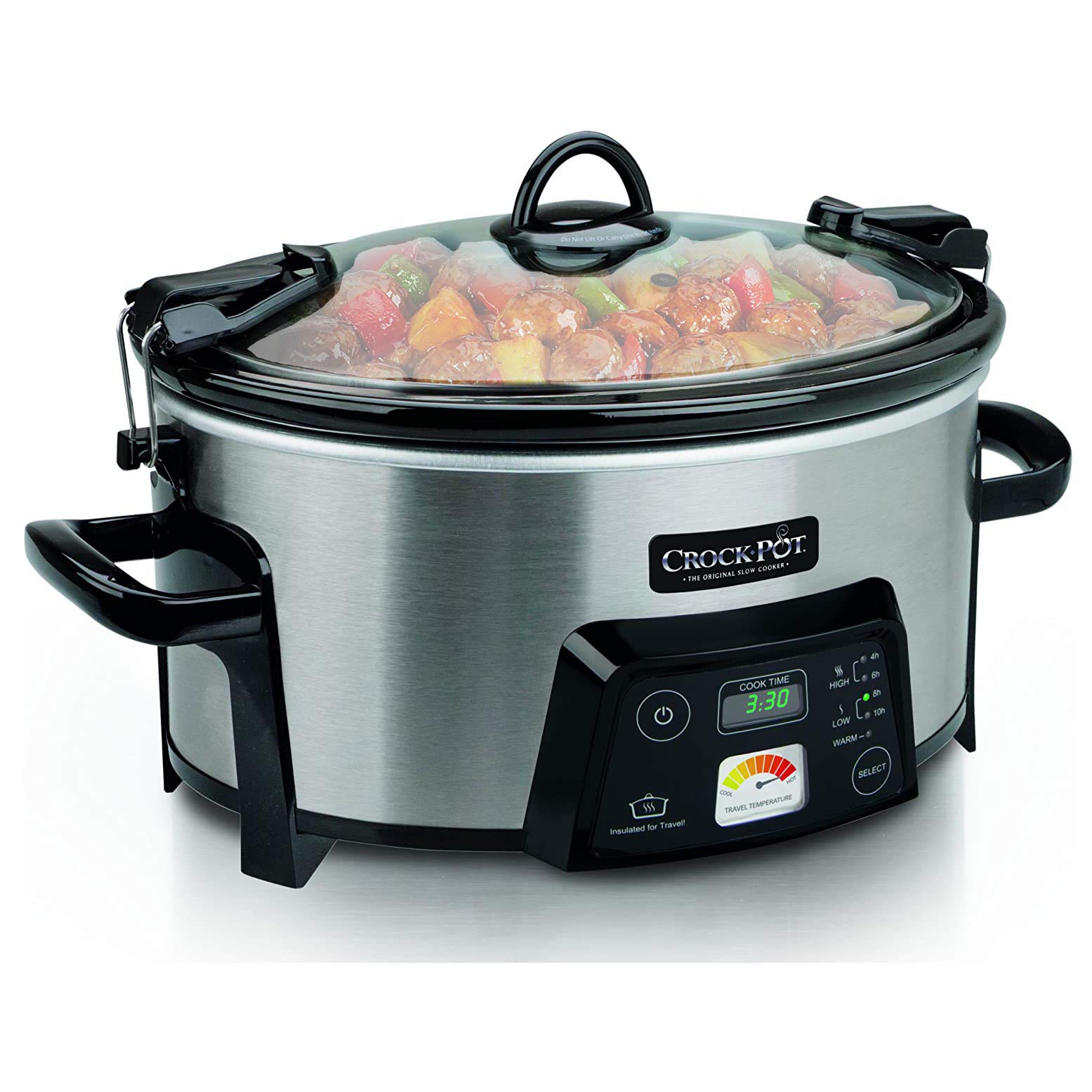 CrockPot SCCPCTS605S Cook Travel Serve 6Quart Programmable Slow Cooker