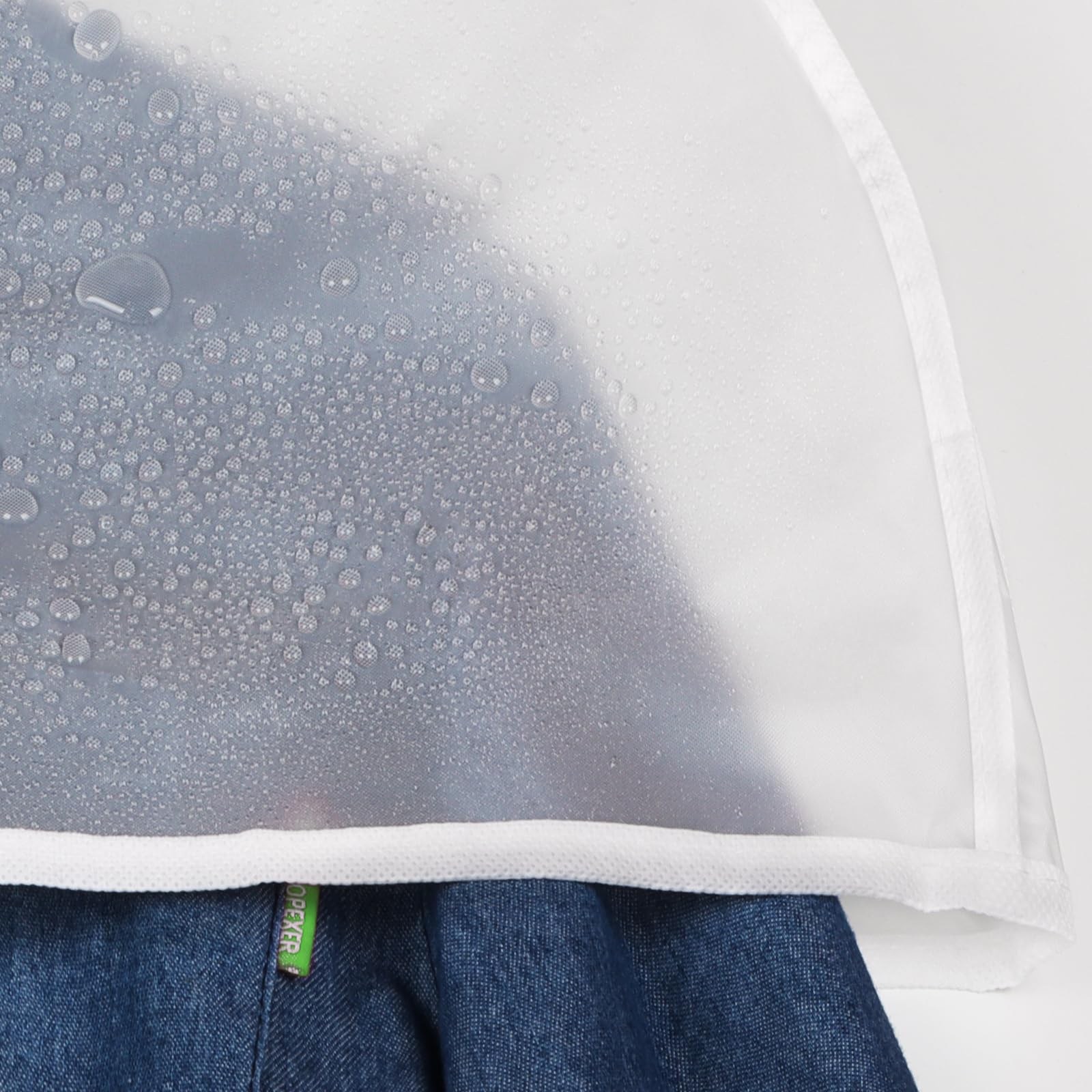 Zilink Shoulder Covers For Clothes Hanger Covers Breathable Garment Covers For Hanging Dress Shoulder Cover With 2'' Gusset For