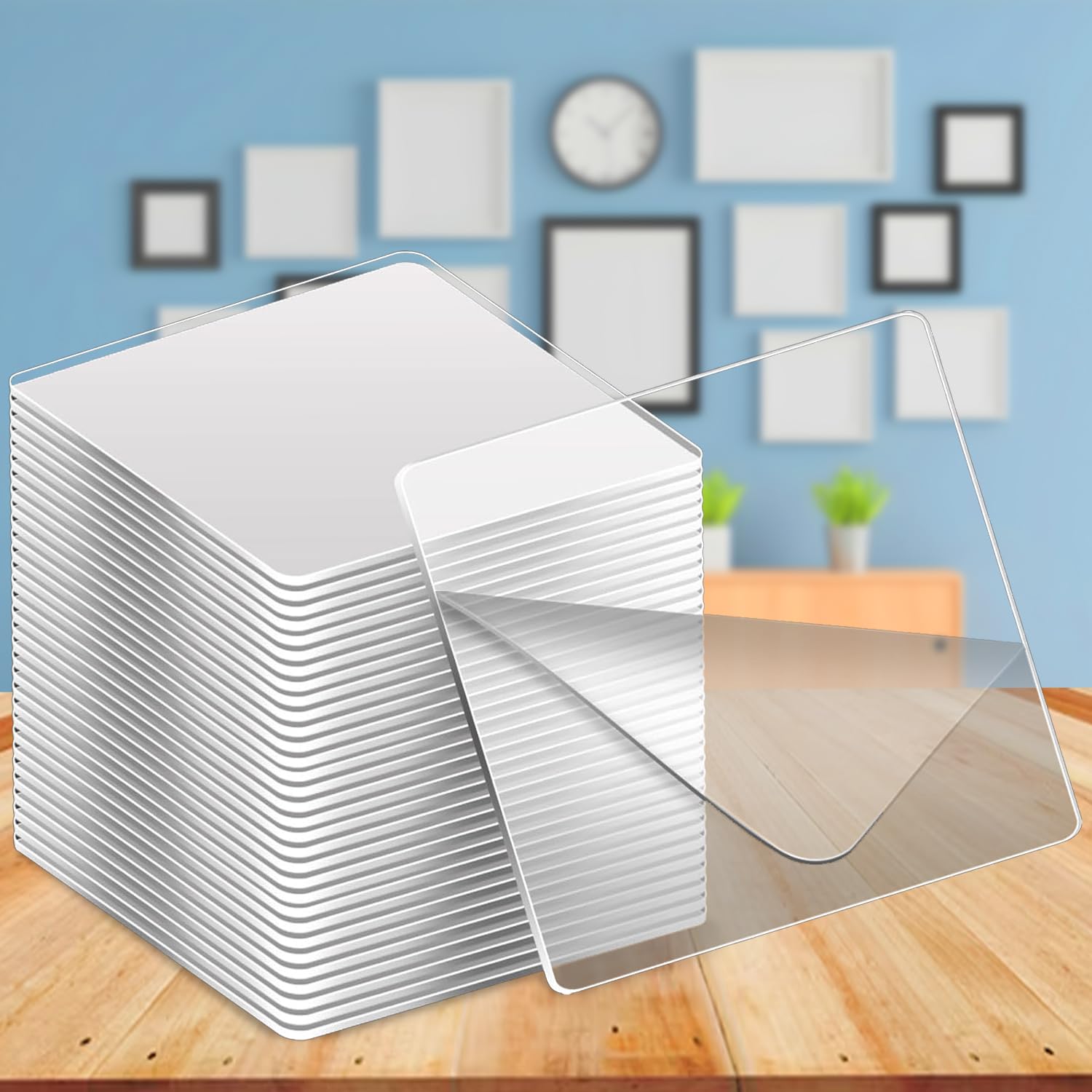 SUNVIBE Self Adhesive Tape Double Sided Heavy Duty Tap for Wall, Kitchen, Office, Wall, Car | Stickers for Home (Size - 6cm x 6c