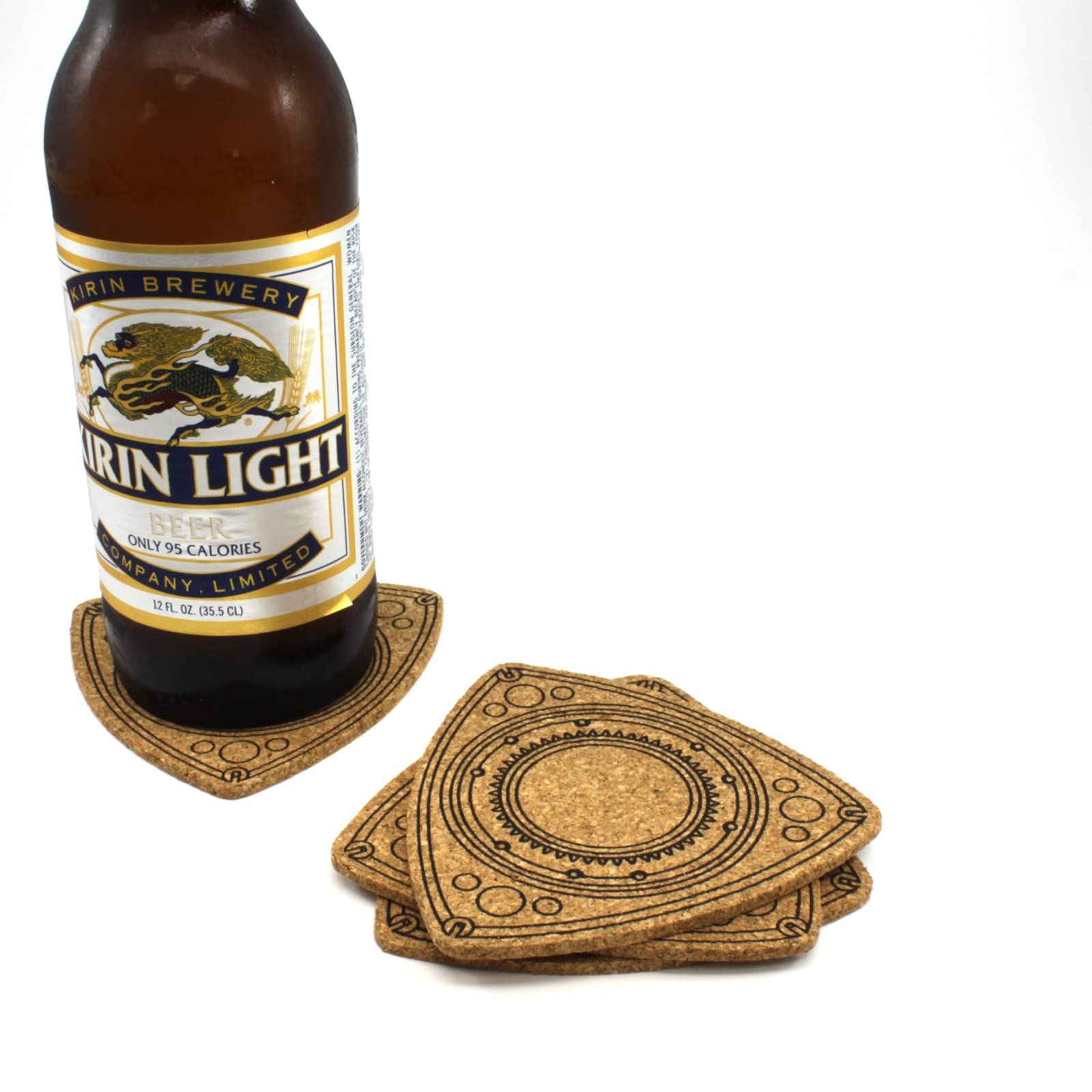 Rotor Shaped Beverage Coasters 4Pcs Set - By Rotary13B1