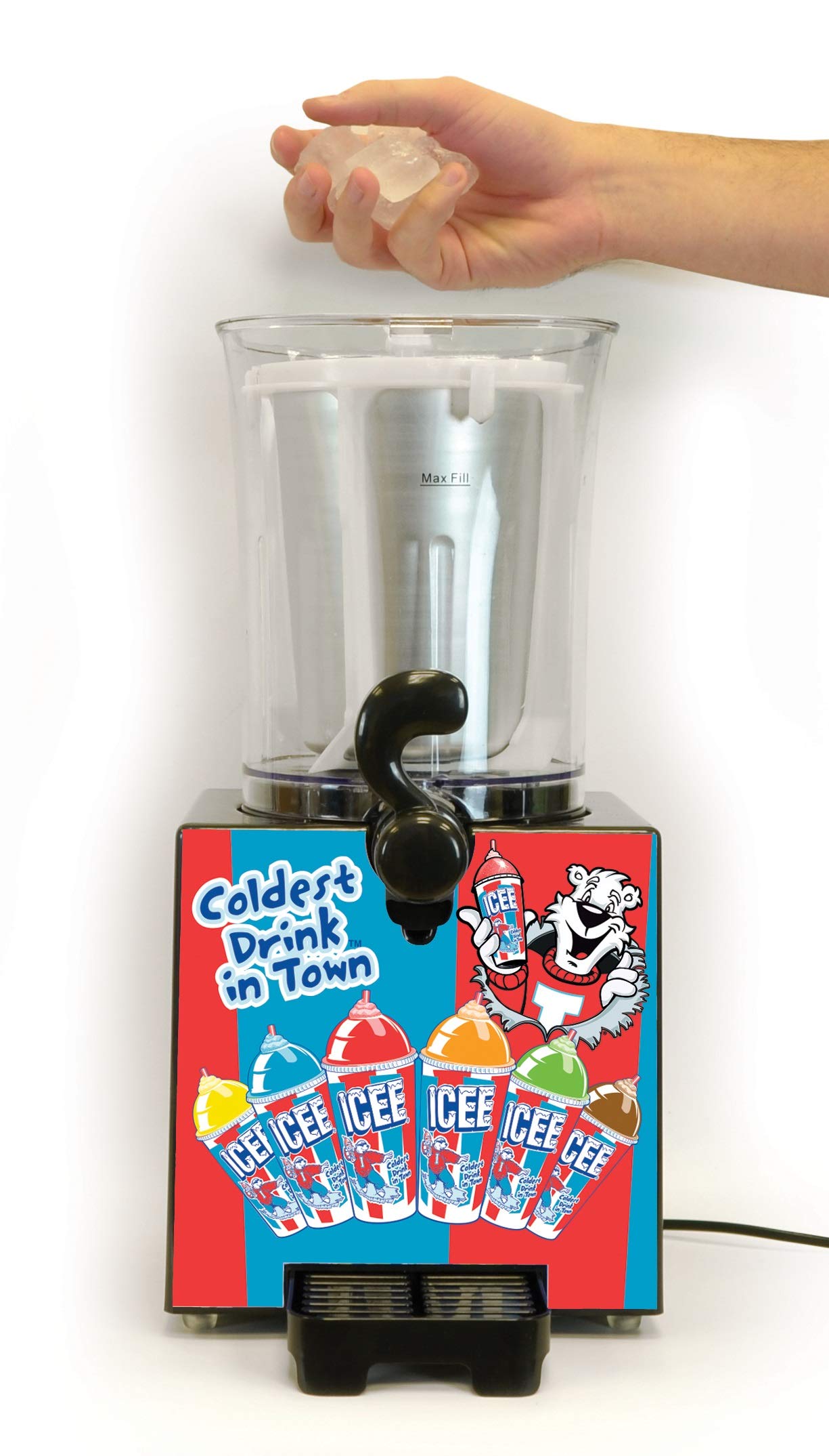 iscream ICEE Slushie Maker - 18" High, Multicolored, Plastic, Model 770-029 - Create Delicious Slushies with Your Ingredients!