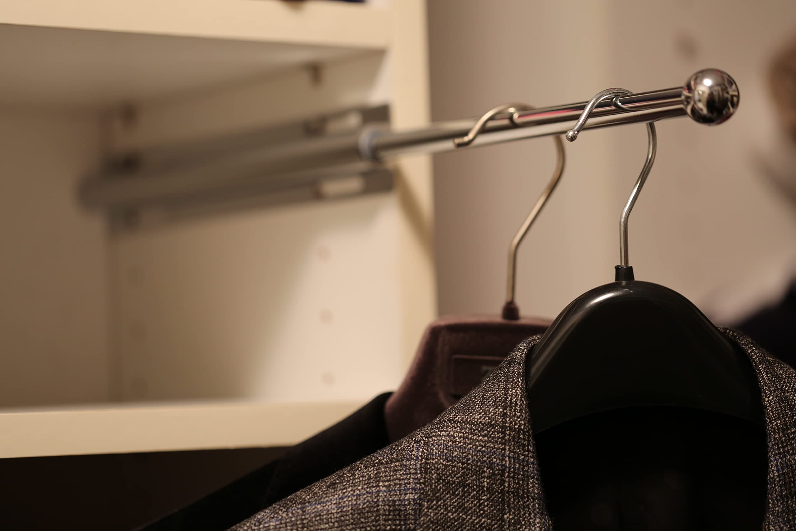 12'' Valet Rod Standard For Closet Oil Rubbed Bronze Ob Metal