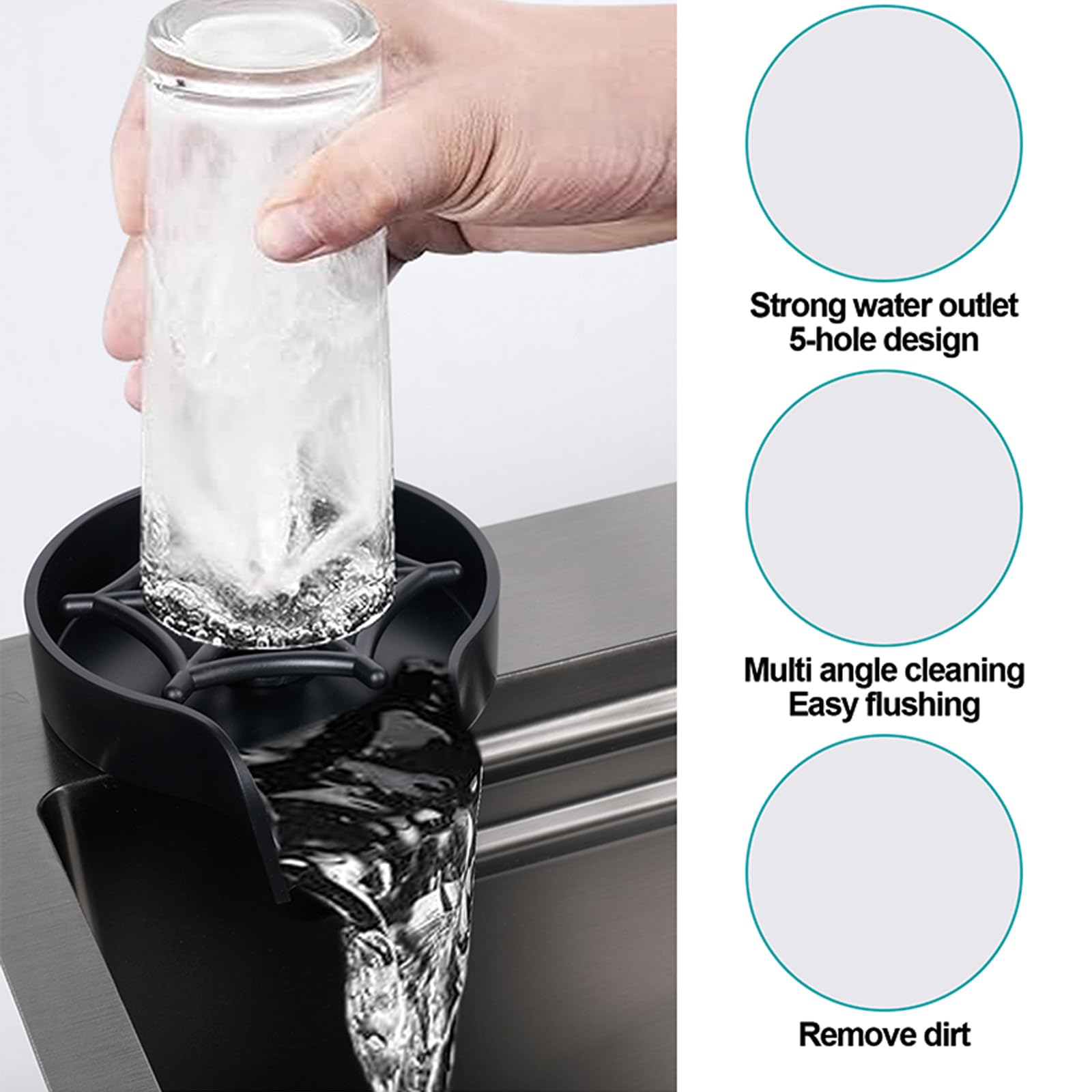 26.8 X 17.7 Inch Kitchen Sink, Single Bowl Stainless Steel Sink Multifunctional Drop In Sink With Pull-Down Faucet And Multiple