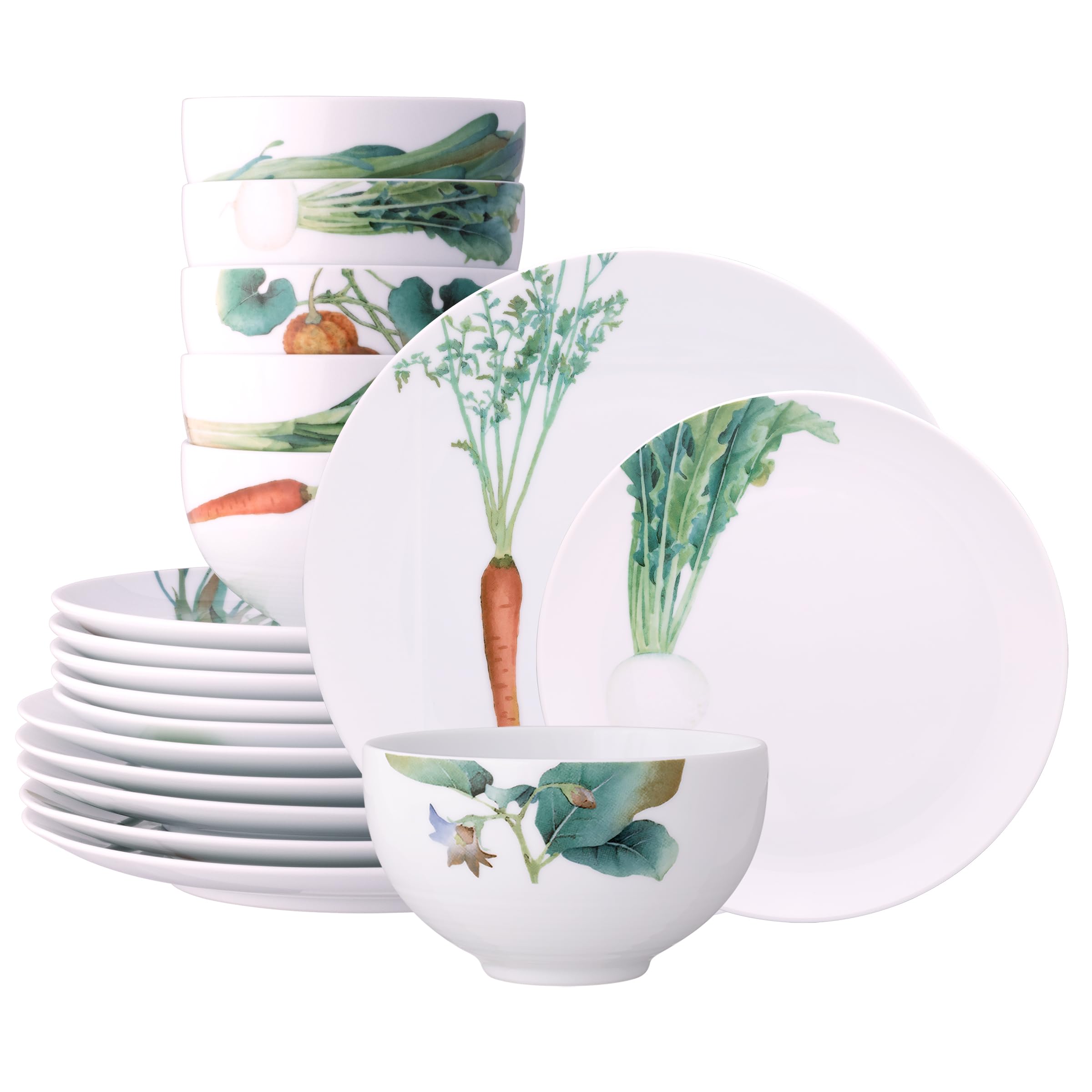 Noritake Kyoka Shunsai 18-Piece Dinnerware Set, Service for 6
