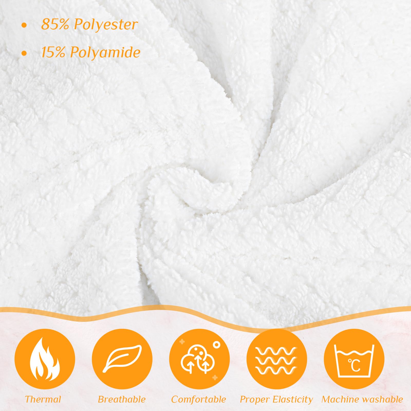 Kinlop 4 Sets Towel Wrap Bath Wrap Towel for Women with Pocket with Facial Spa Headband Set Waffle Spa Robe with Adjustable Clos