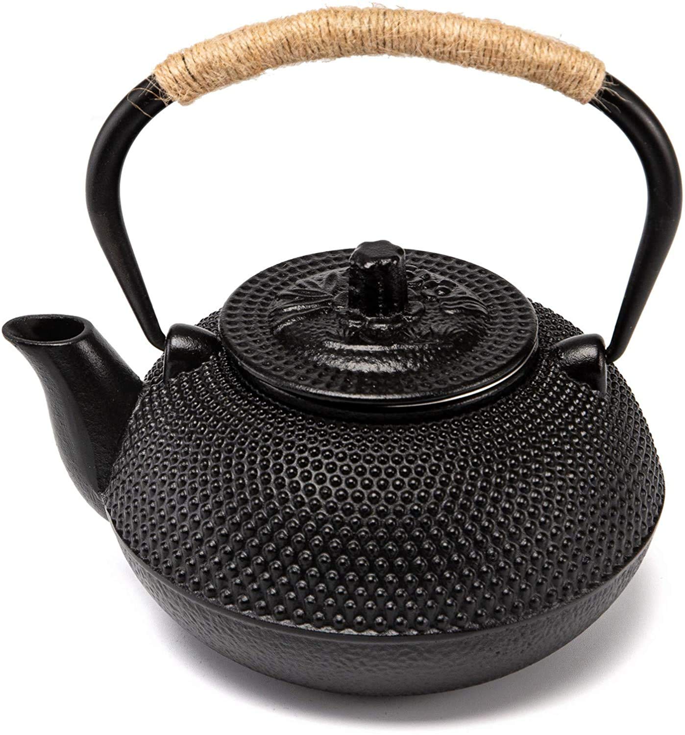Suyika Japanese Tetsubin Cast Iron Teapot Tea Kettle Pot With Stainless Steel Infuser For Stovetop Safe Coated With Enameled Int