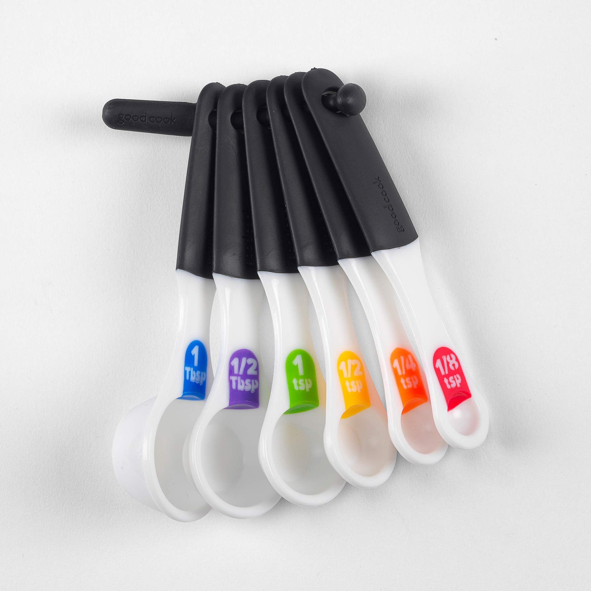 Good Cook Touch 6 Piece Measuring Spoon Set  White