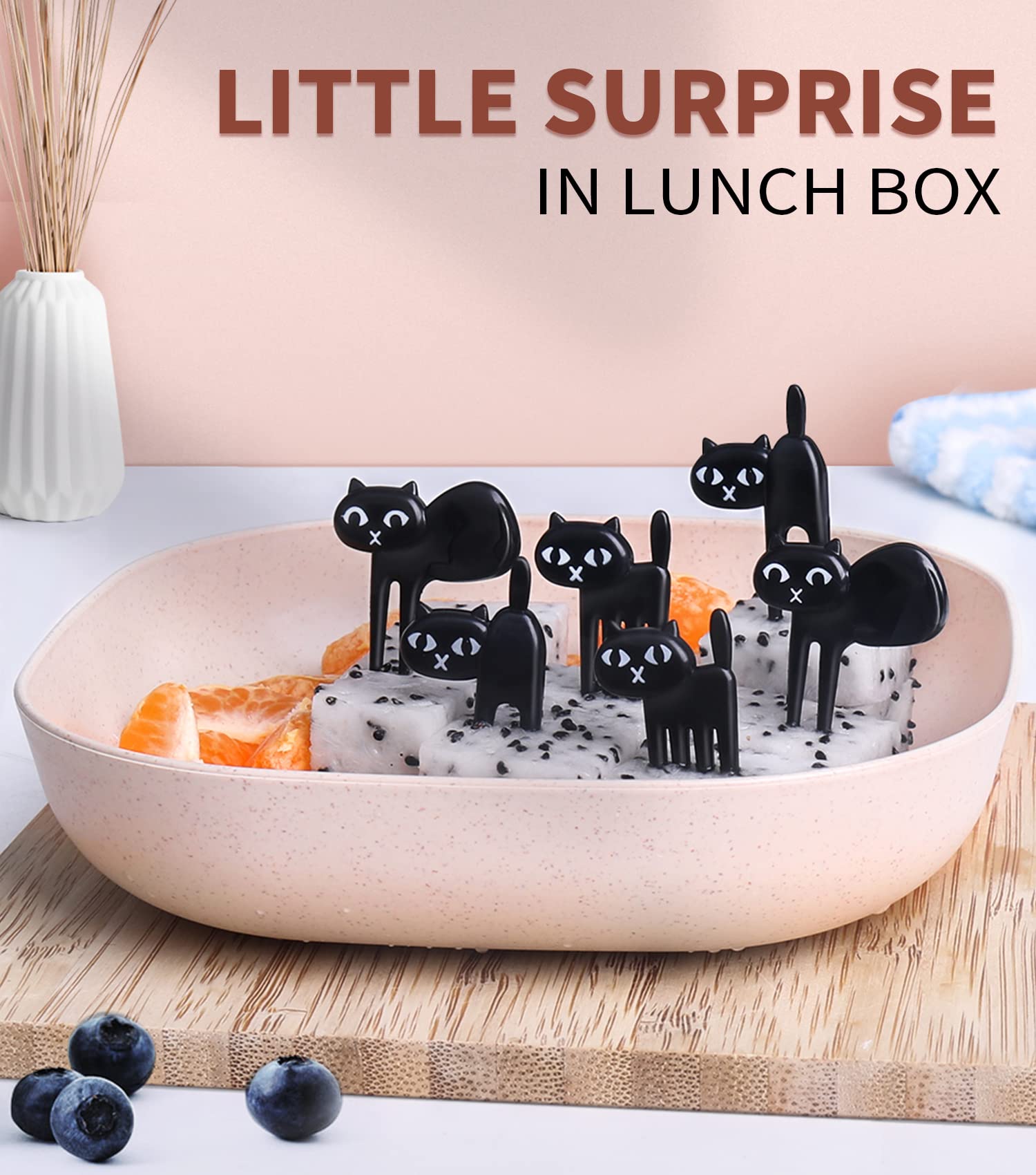 112Pcs Animal Food Picks For Kids Lunch Accessories, Seansda Fun Kids Food Picks For Picky Eaters, Reusable Fruit Toothpicks Tod