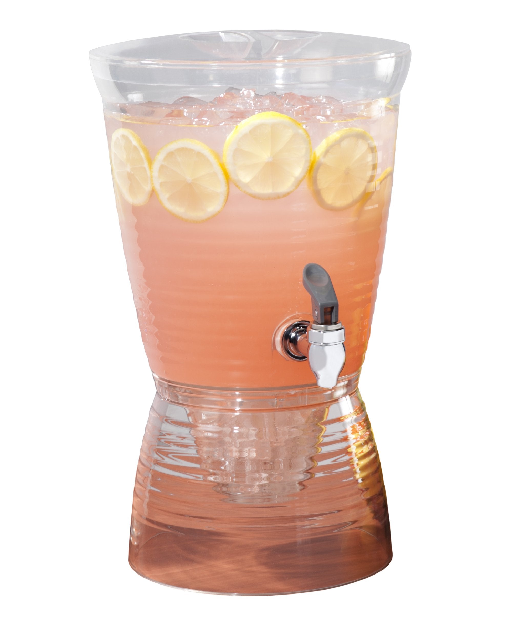 CreativeWare 1.5-Gallon Bark Beverage Dispenser, 1.5 Gallon, Clear