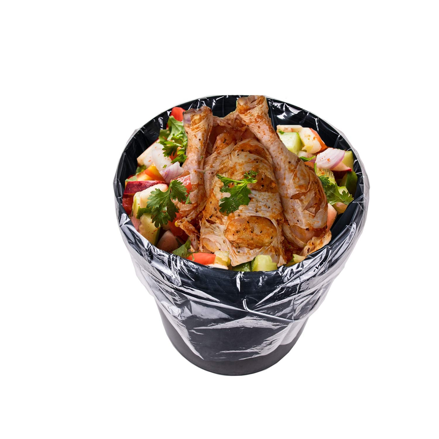 SONSIL Turkey Brining Bags - Leak Proof Food Grade LDPE, 20x27.5in, Set of 10, Heavy Duty for Turkey, Chicken, Beef, Thanksgiving