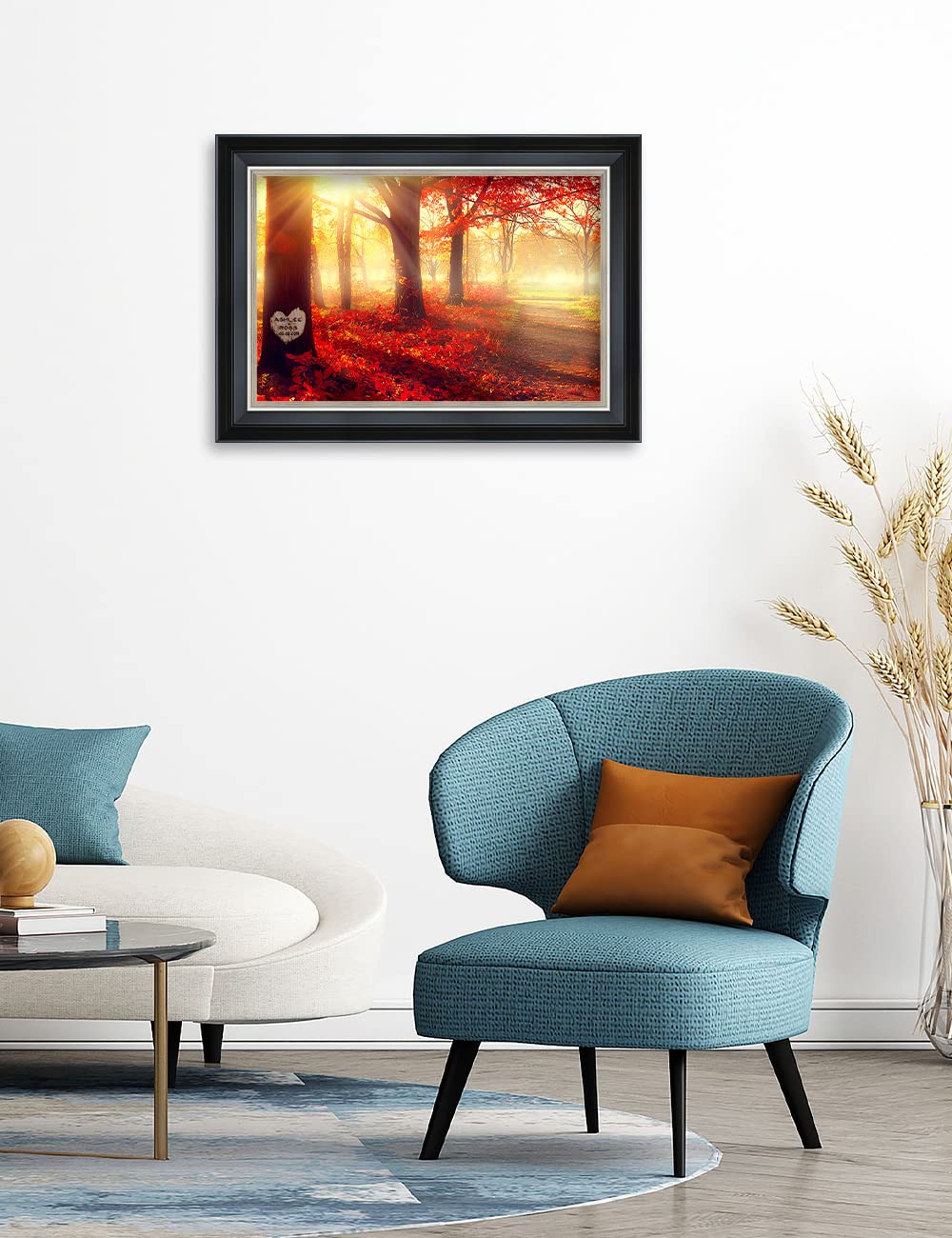 Ipic - You Are My Sunshine, Personalized Framed Wall Art With Names And Date On, Giclee Prints With Solid Wood Frame, Customized